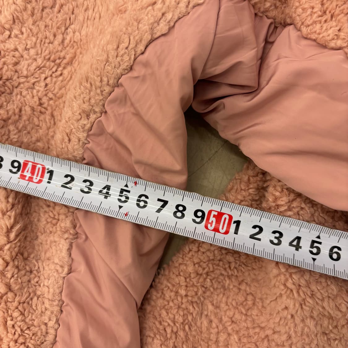 파리게이츠 빅로고 핑크 플리스 크롭 맨투맨 상품이미지6