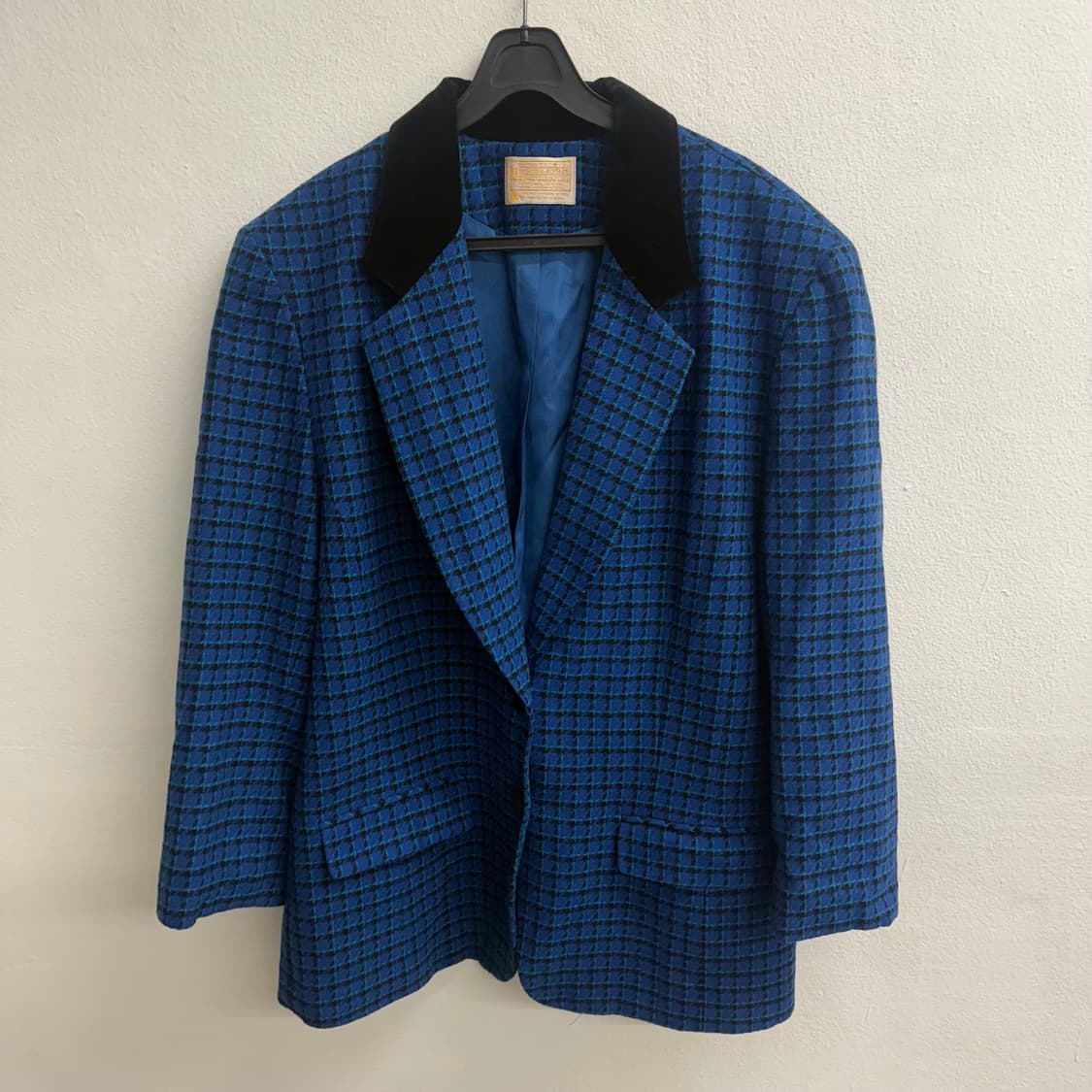 USA 펜들턴 울 블루 하운드투스 자켓 상품이미지1