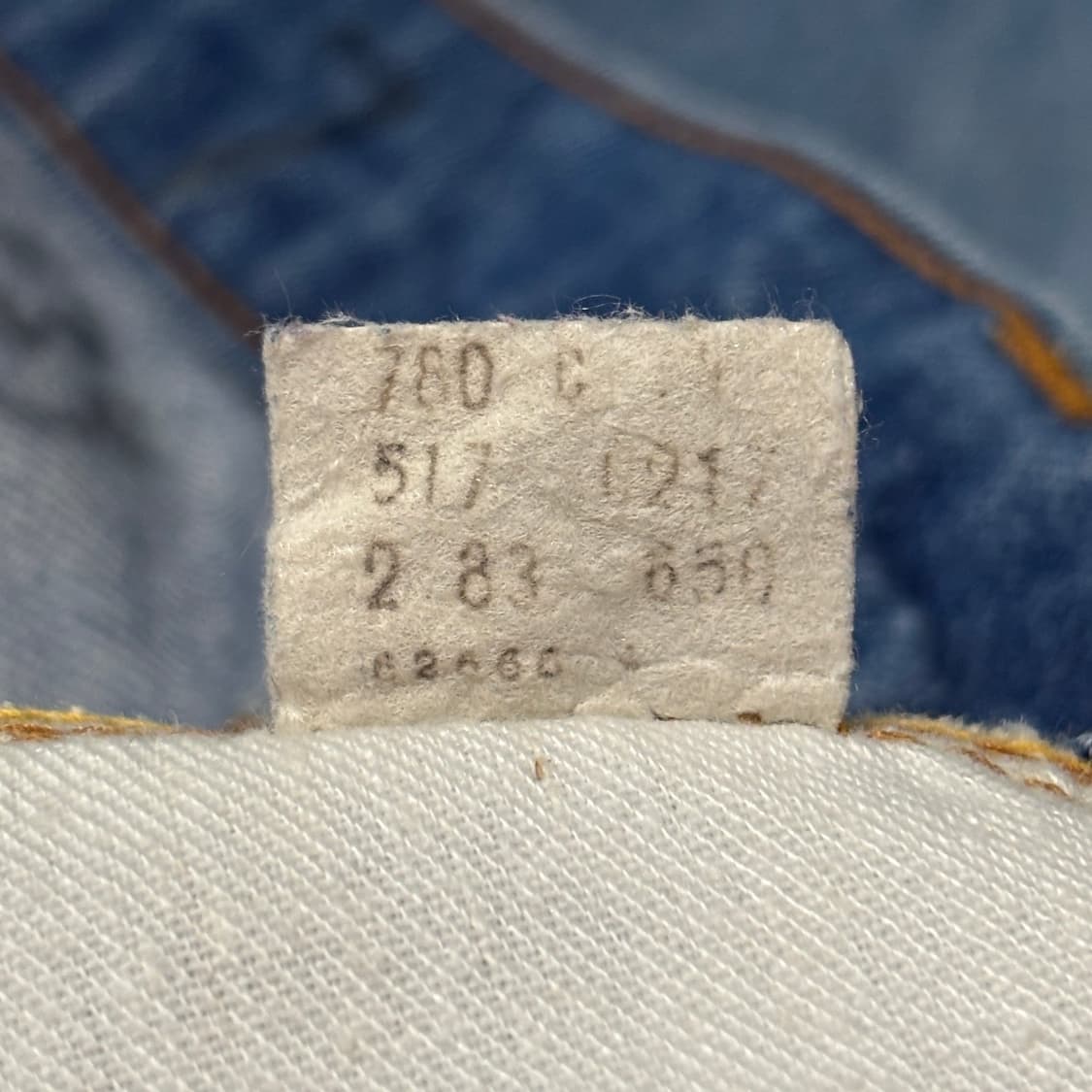 80s 빈티지 리바이스 517 66 후기 허리41cm 상품이미지9