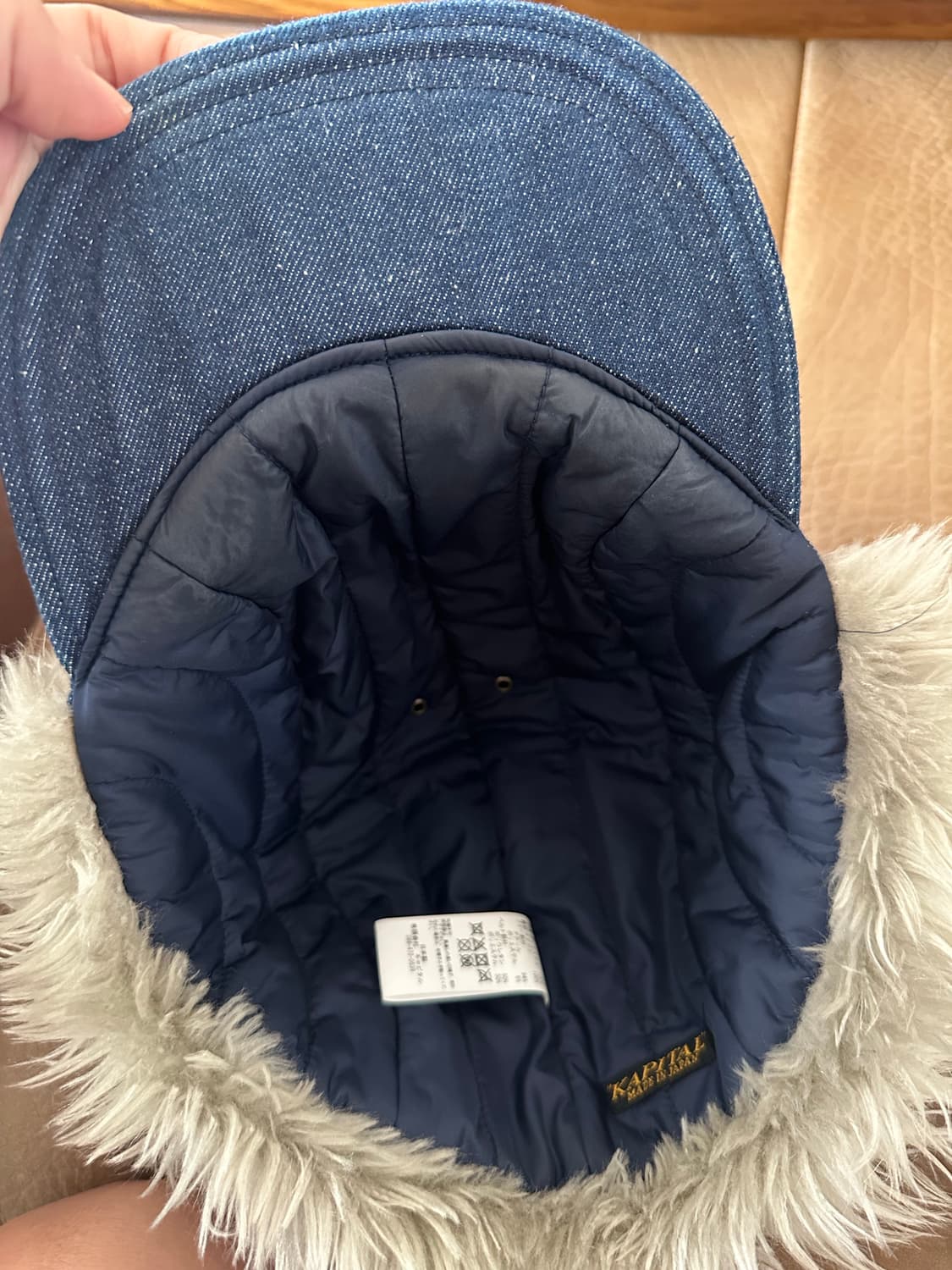 캐피탈 데님 런드리 헌터캡 Kapital Denim Laundry cap 상품이미지6