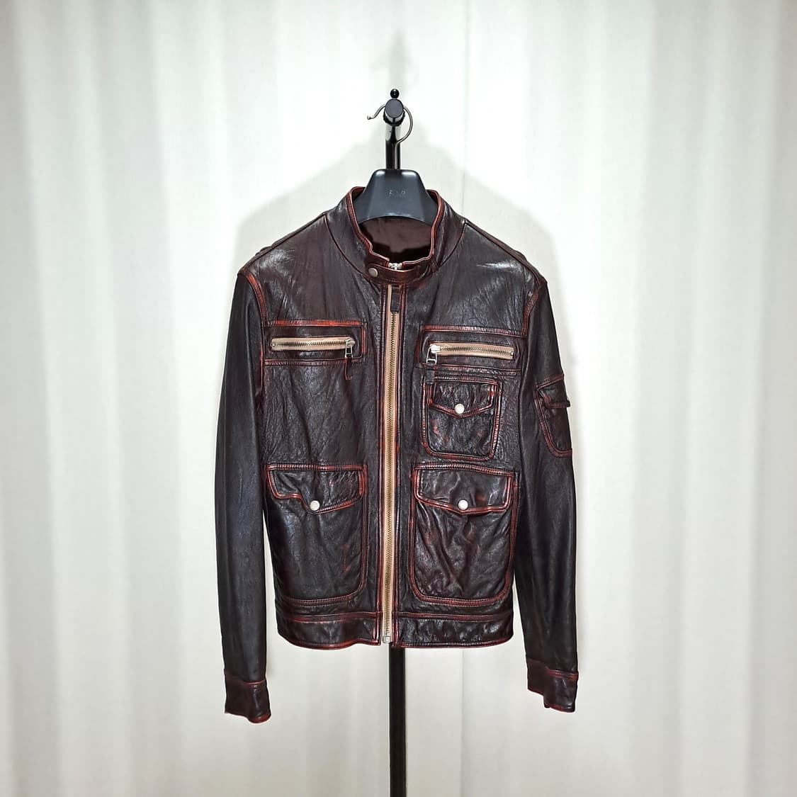 (택포) 5포켓 양가죽 워싱자켓 48 B553 상품이미지1