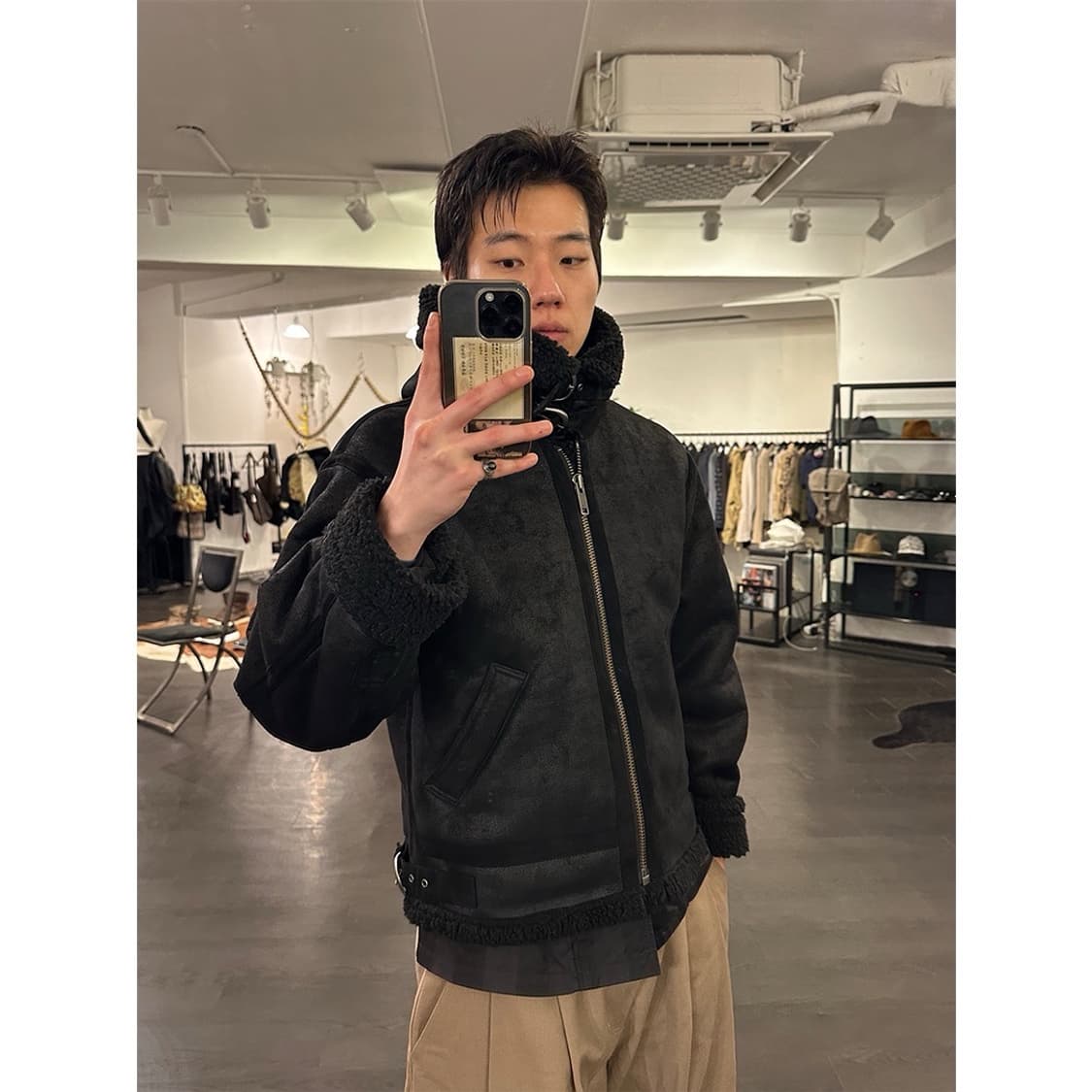 퍼버즈 후디드 무스탕 상품이미지5