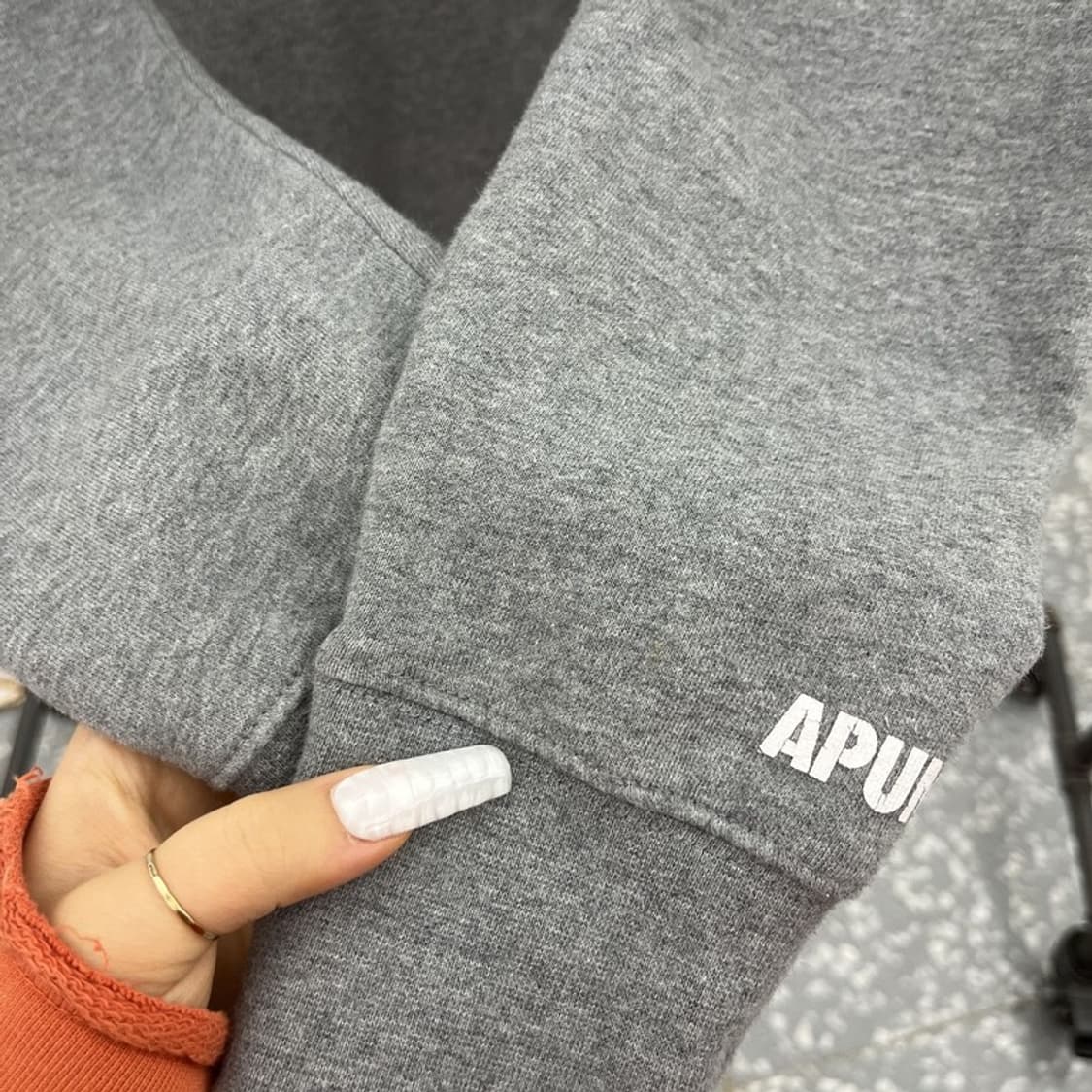 베이프 AAPE 빈티지 스트릿 펑크 빅 스펠아웃 맨투맨 L C10701 상품이미지7