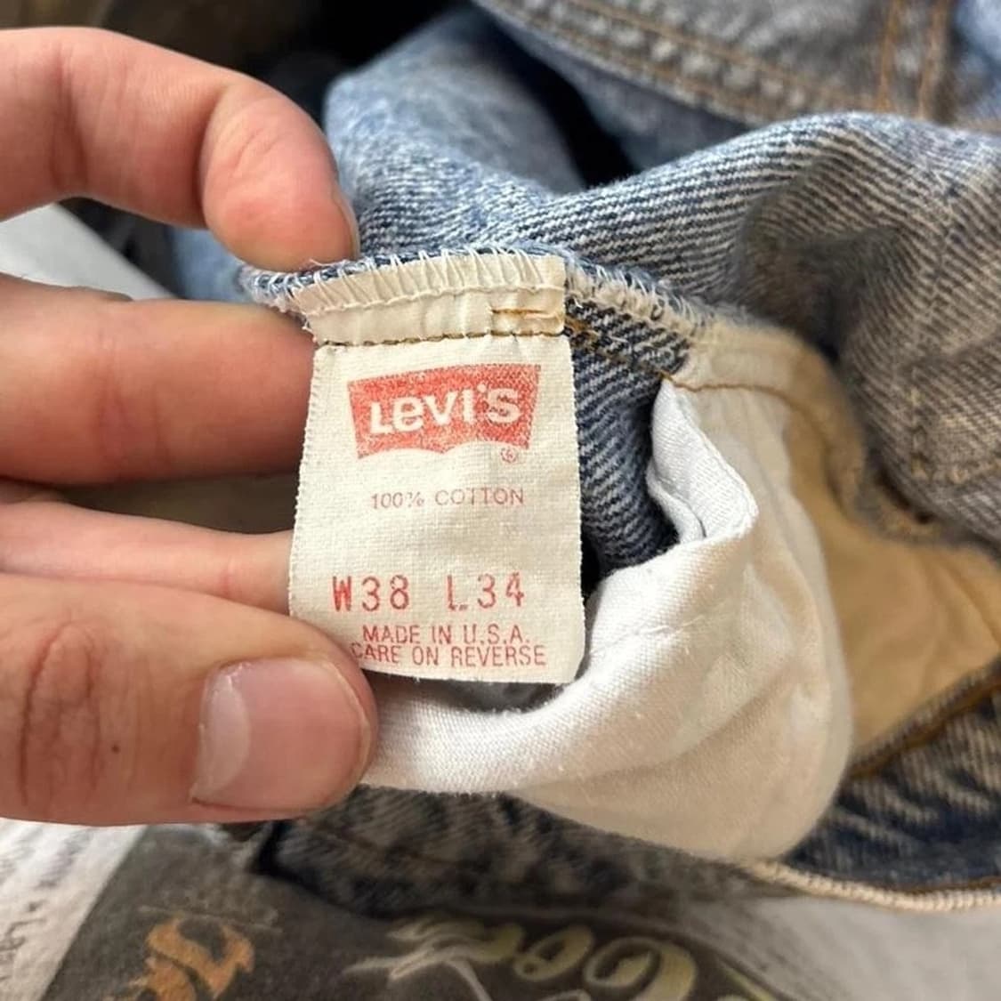 90s levi's 505 made in USA 36×30 상품이미지3