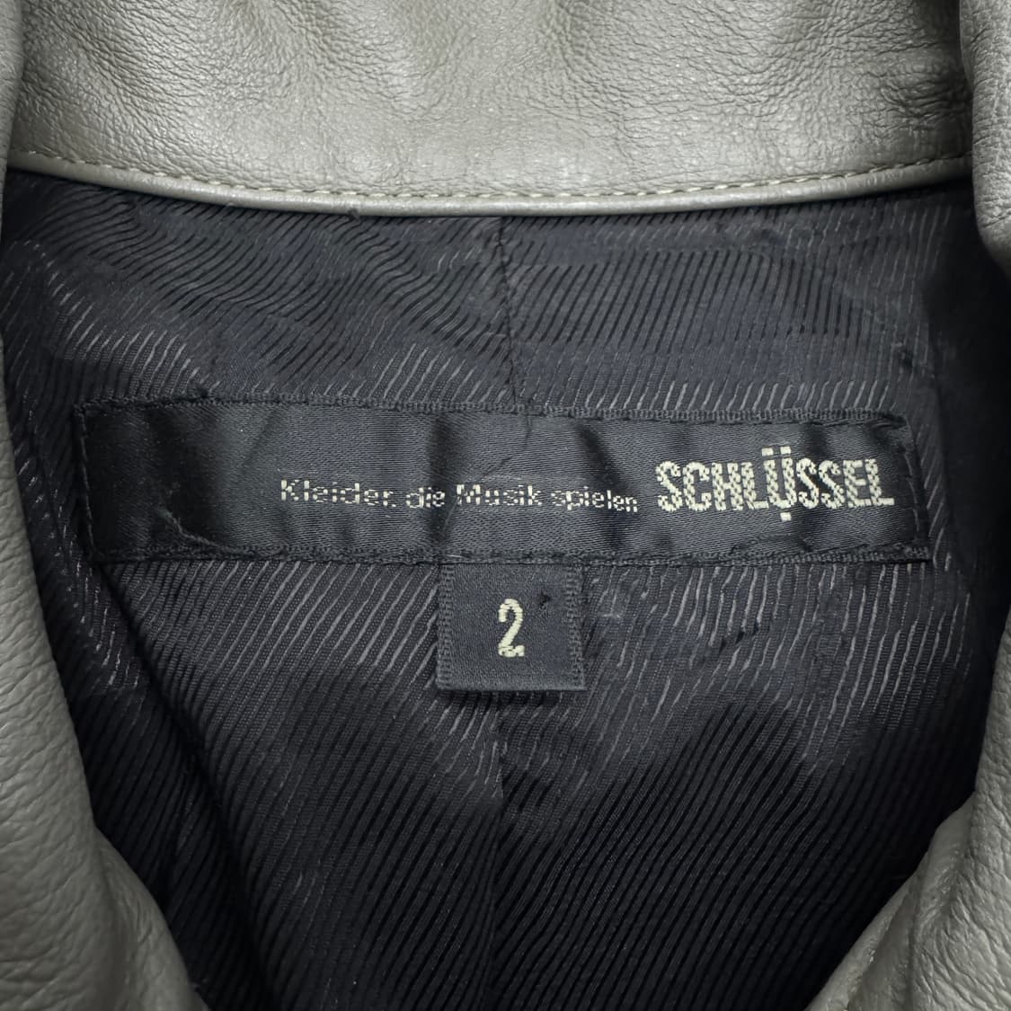 schlussel 슈리셀 제팬 리얼레더 에스닉 바이커 가죽 자켓 상품이미지7