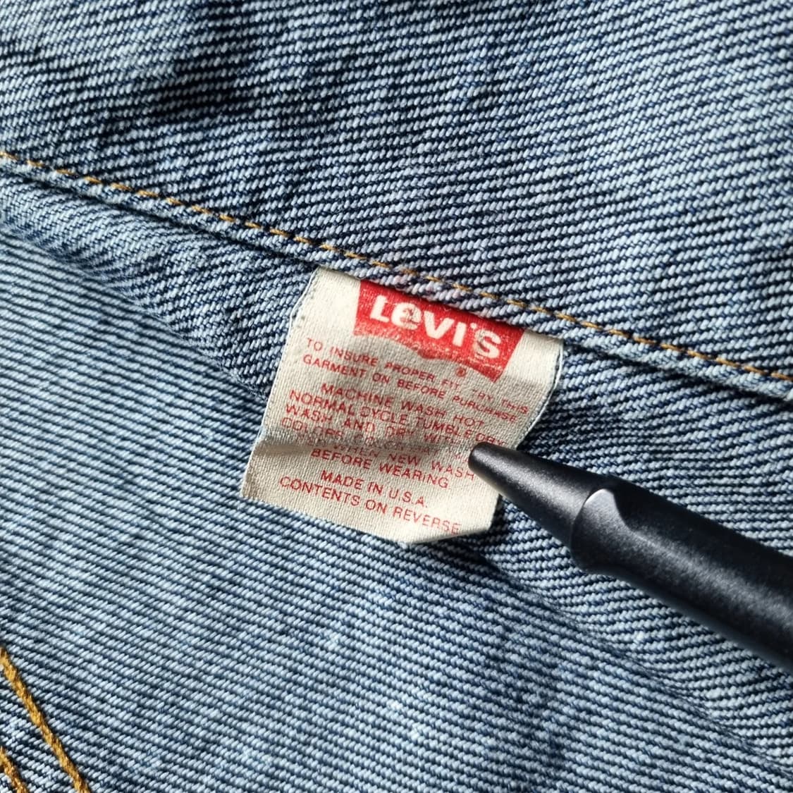 80s USA Levis 70507-0229 'Galactic' L sz 상품이미지5