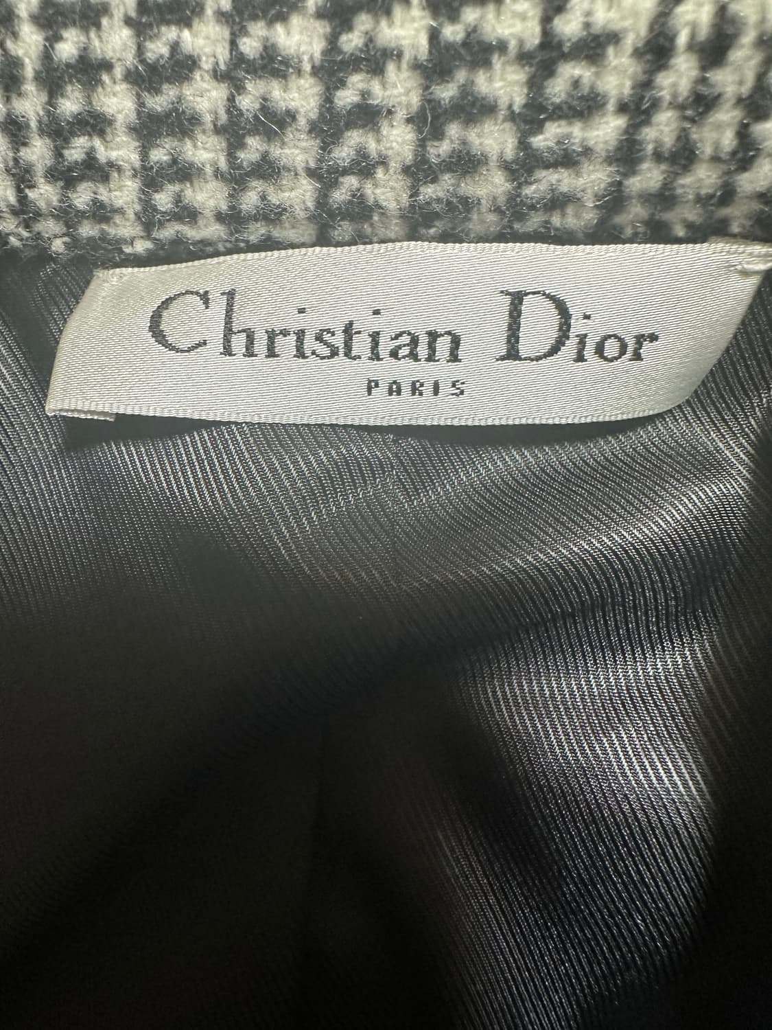 디올글렌체크 반팔 미니 울원피스 정품 상품이미지8