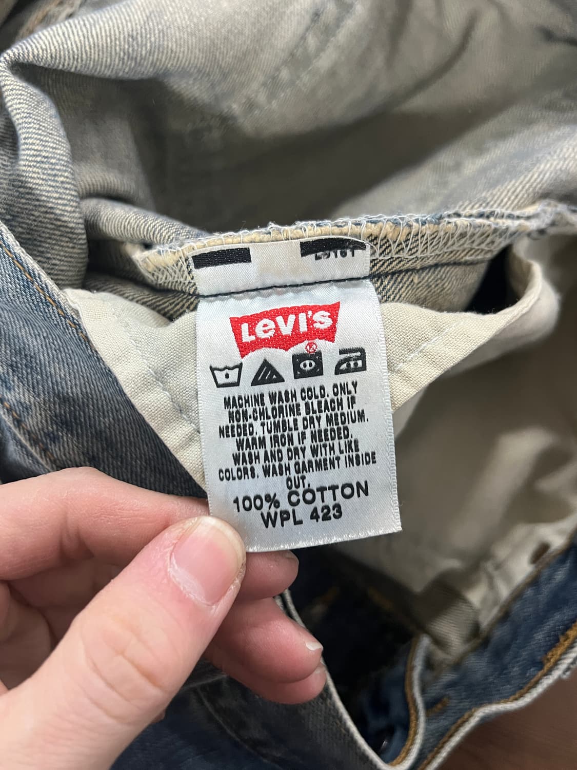 00s Levis 리바이스 501 스트레이트 레그 버튼플라이 데님 팬츠 상품이미지7