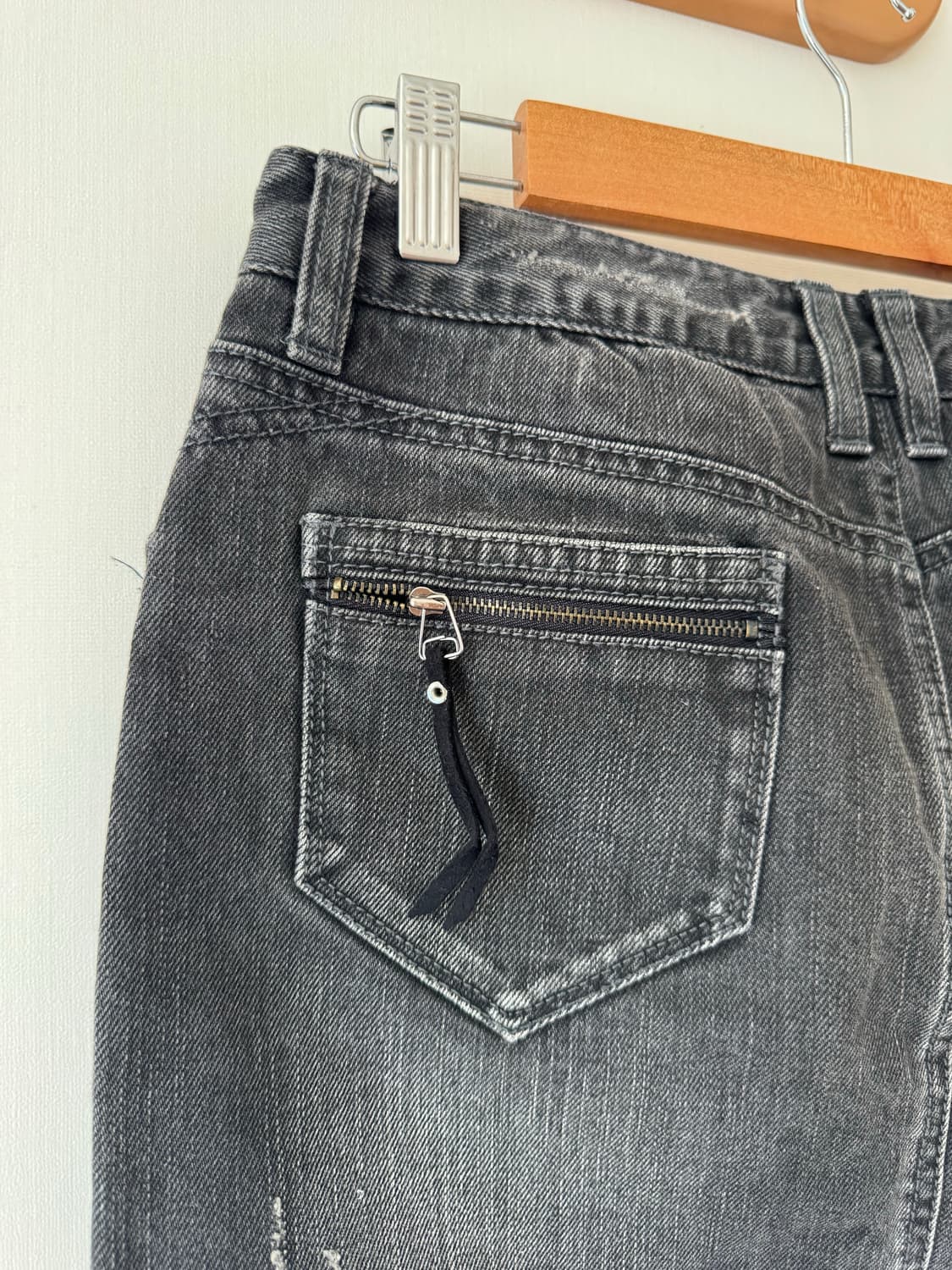  데님 미니 스커트 상품이미지3