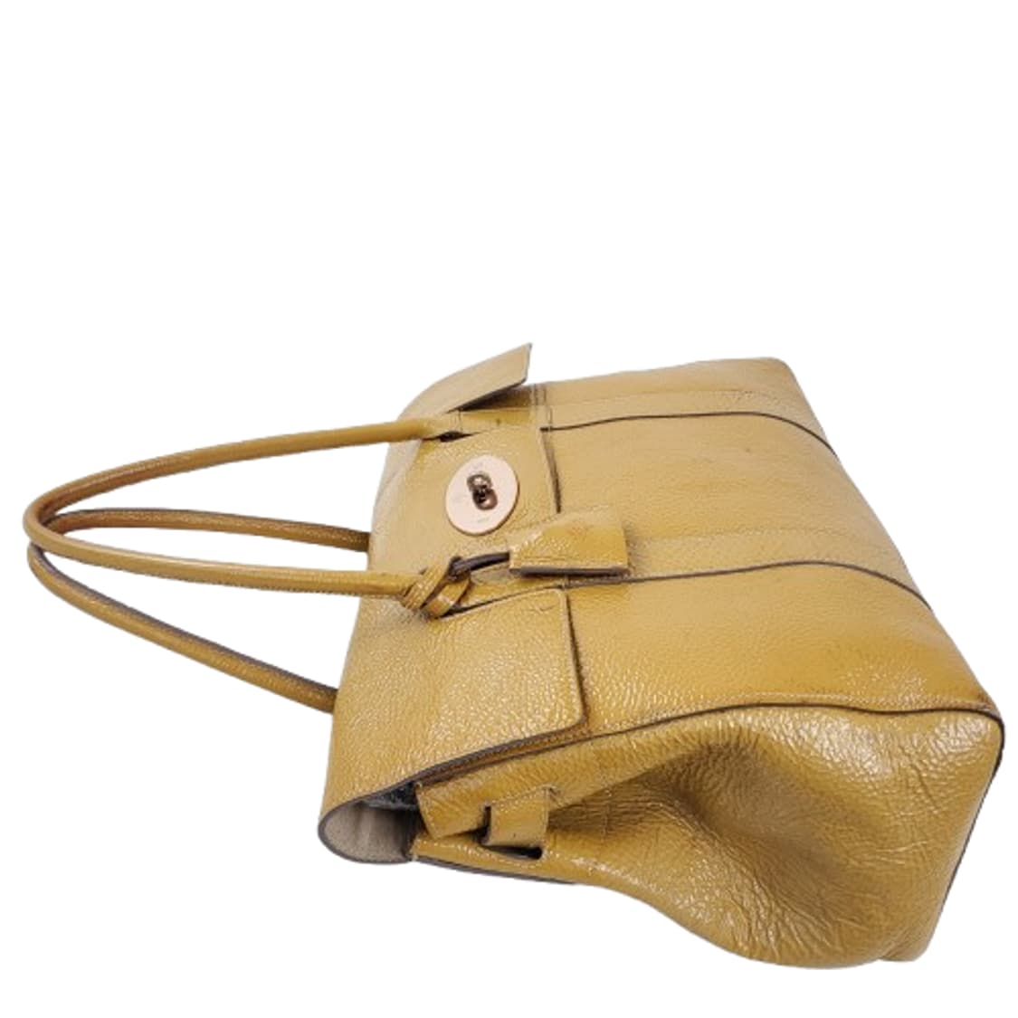 정품 멀버리 베이스워터 클래식 페이던트가죽 머스터드 상품이미지5