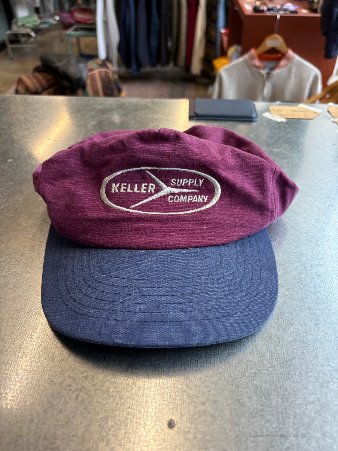 80s 미국 배관 유통 회사 로고 빈티지 캡 상품이미지2