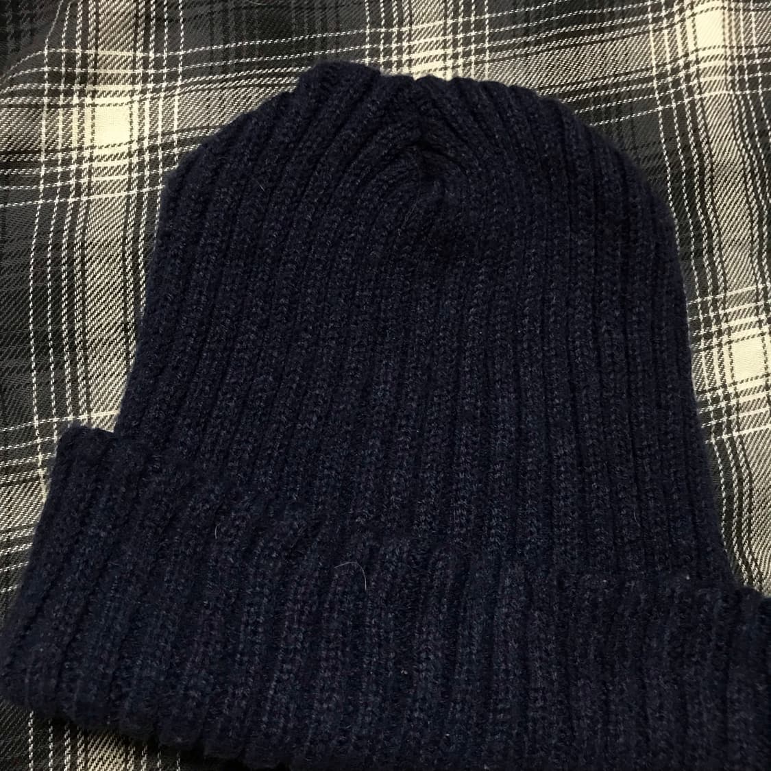 재팬 아크릴 빈티지 롱비니 네이비 상품이미지2