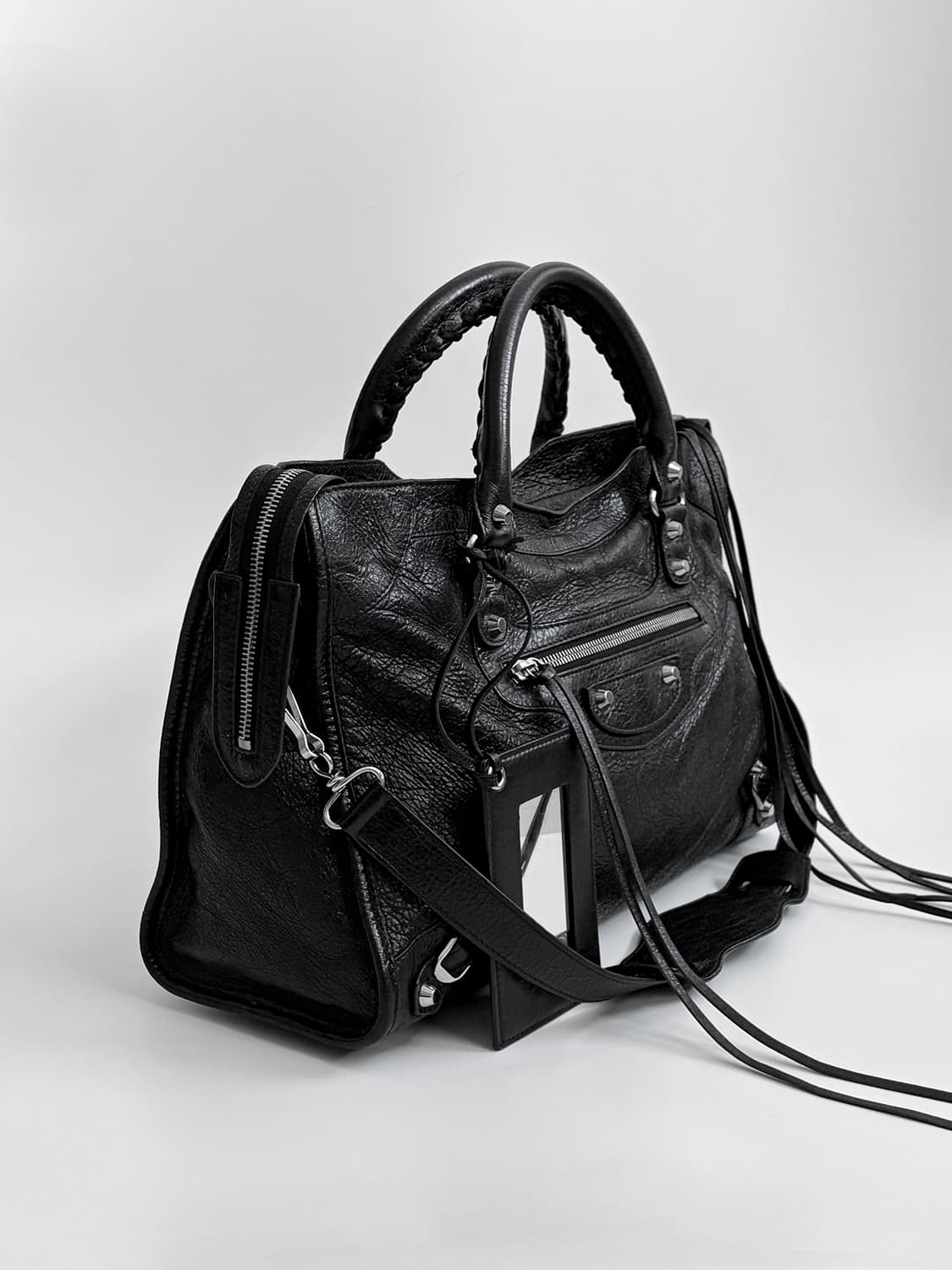 발렌시아가 클래식 시티백 미듐 판매합니다. 상품이미지3