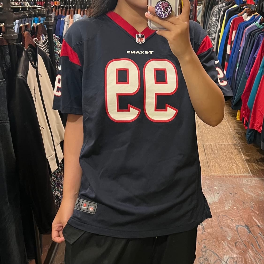 [HI]NFL 풋볼져지 반팔티 네이비 상품이미지3