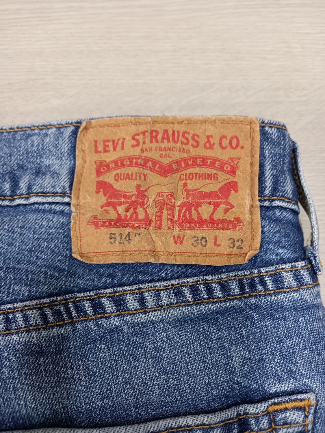 30 리바이스514 워싱 스판 일자진 30-149 상품이미지5