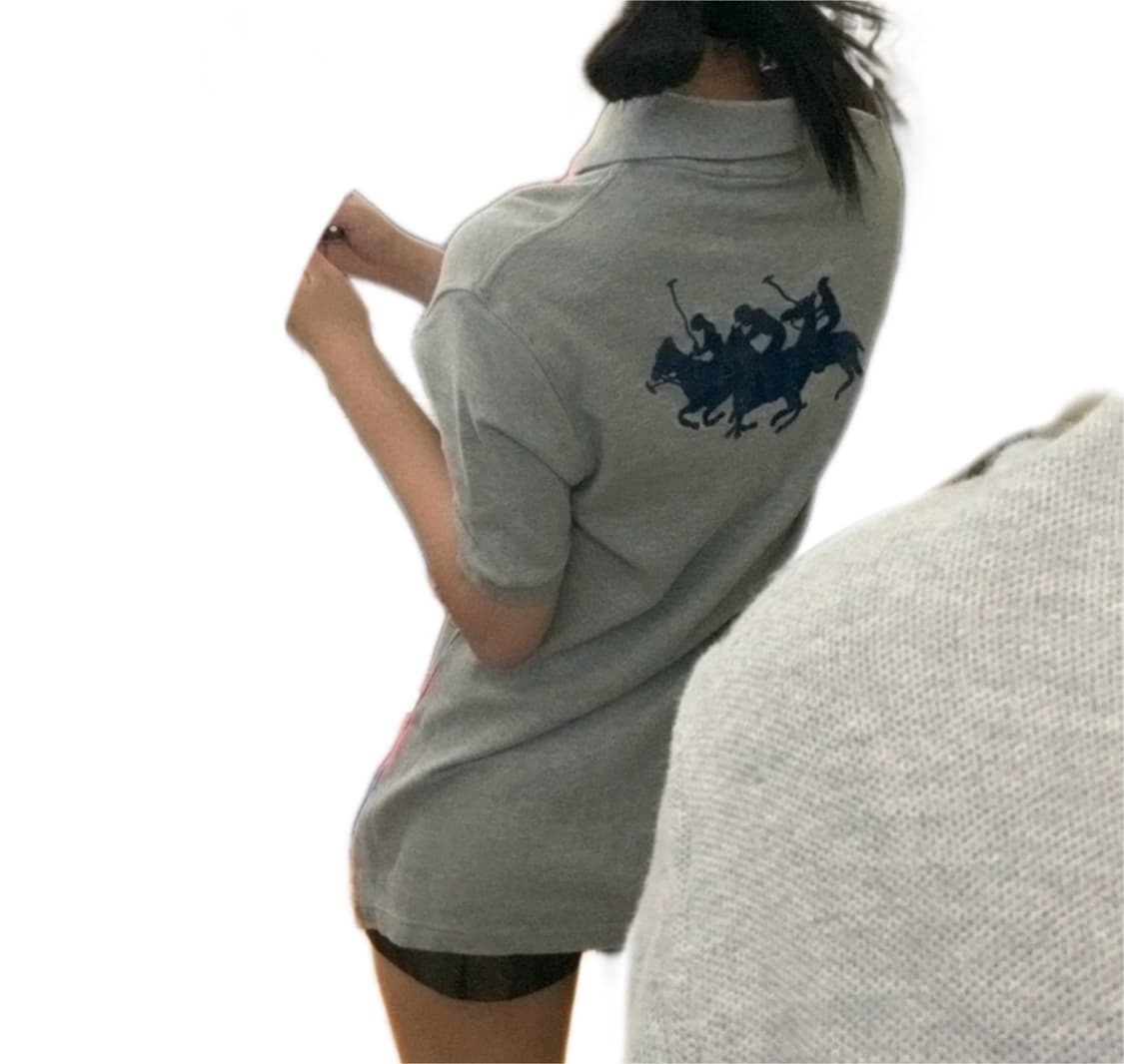🩶폴로 랄프로렌 빅포니 그레이 PK 카라티🩶 상품이미지1