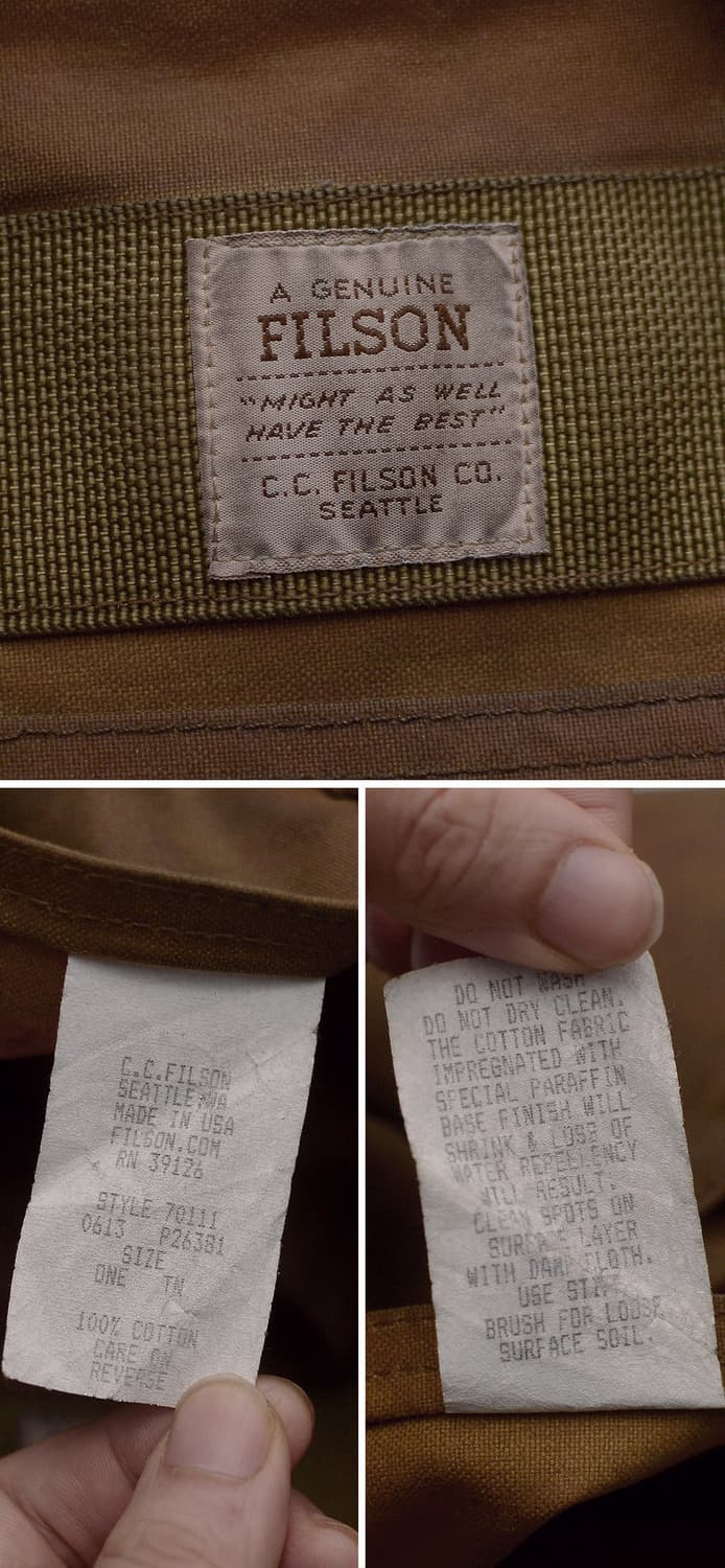 필슨 (FILSON) 70111 왁스캔버스 빅토트.숄더백 상품이미지10