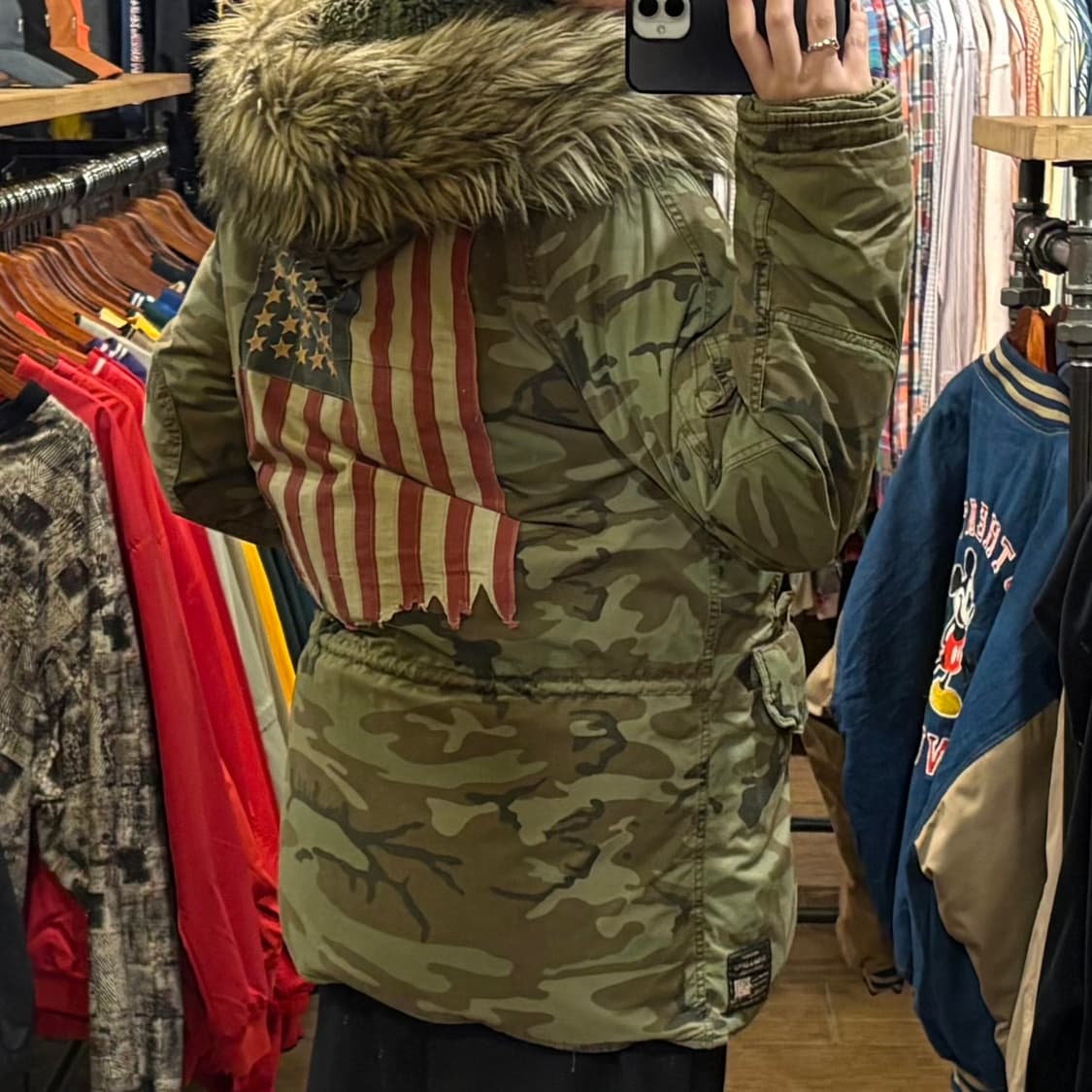 [HI] 데님앤서플라이 랄프로렌 카모 M-51 퍼 파카 상품이미지5