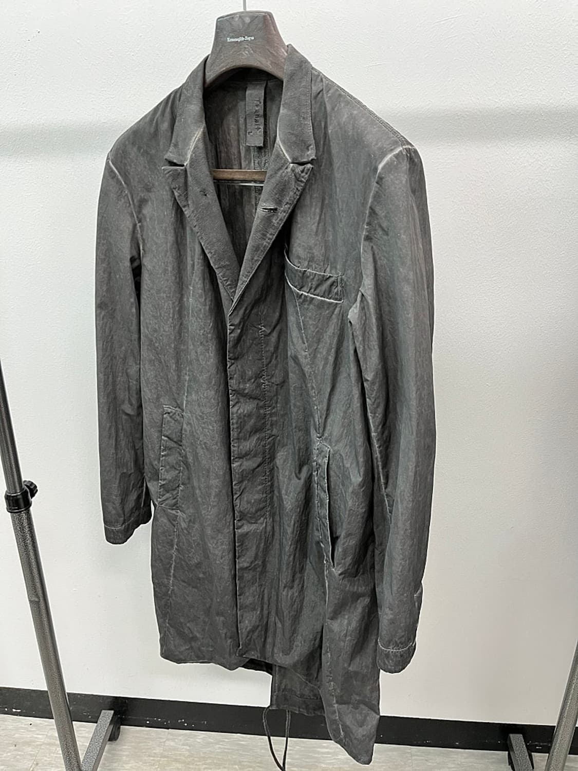 105) 트랜짓 피그먼트 피쉬테일 야상코트 상품이미지1