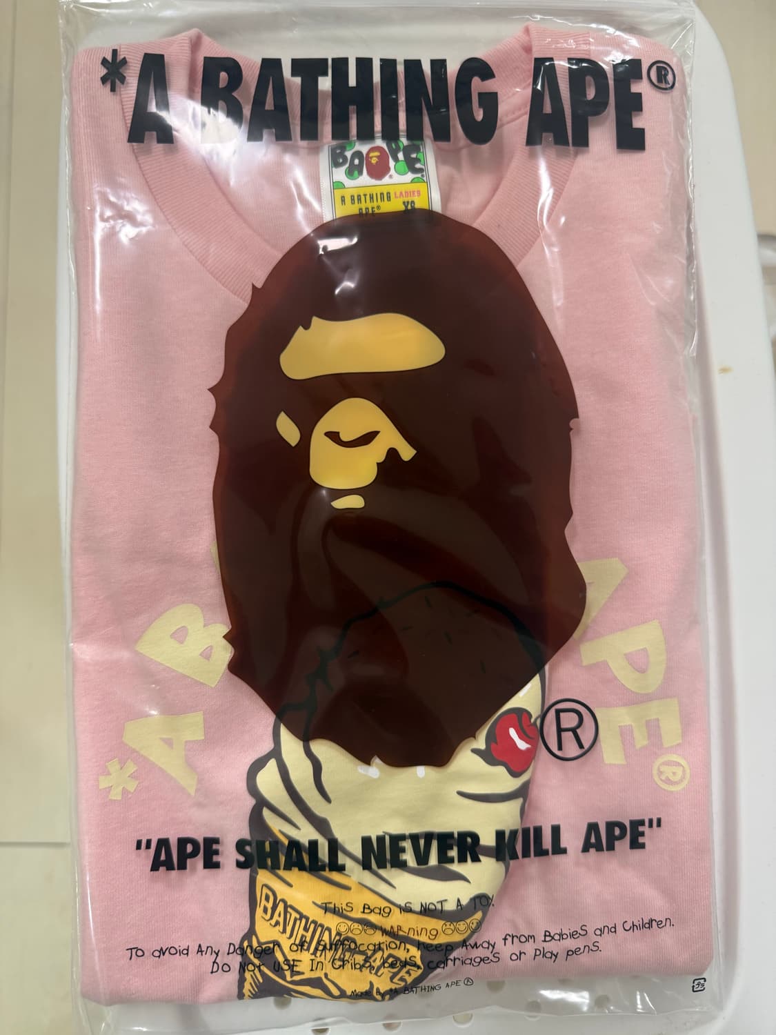 Bape 아이스크림 티 s (새상품)  상품이미지2