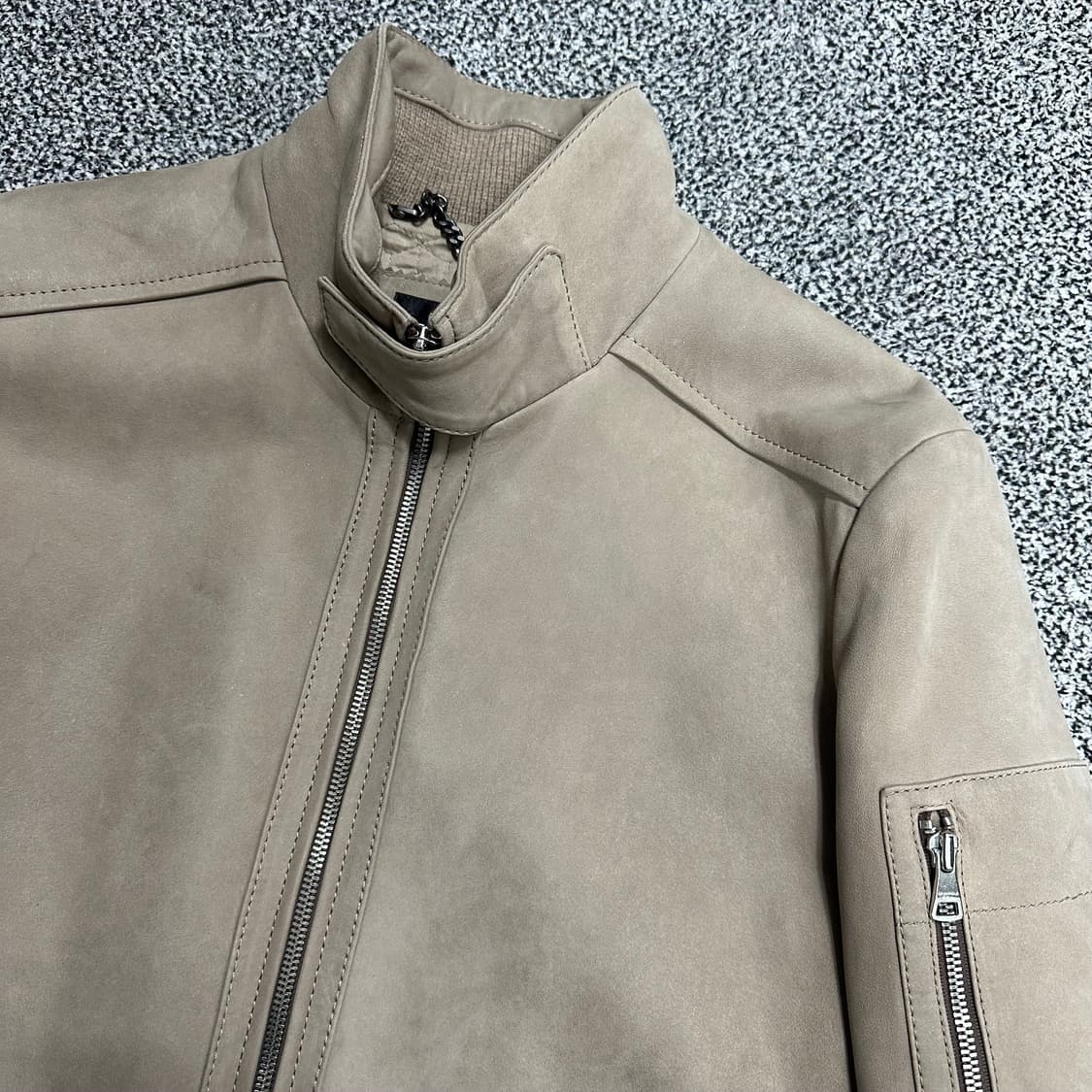 빈폴 컬렉션 양가죽 스웨이드 블루종 자켓 상품이미지3