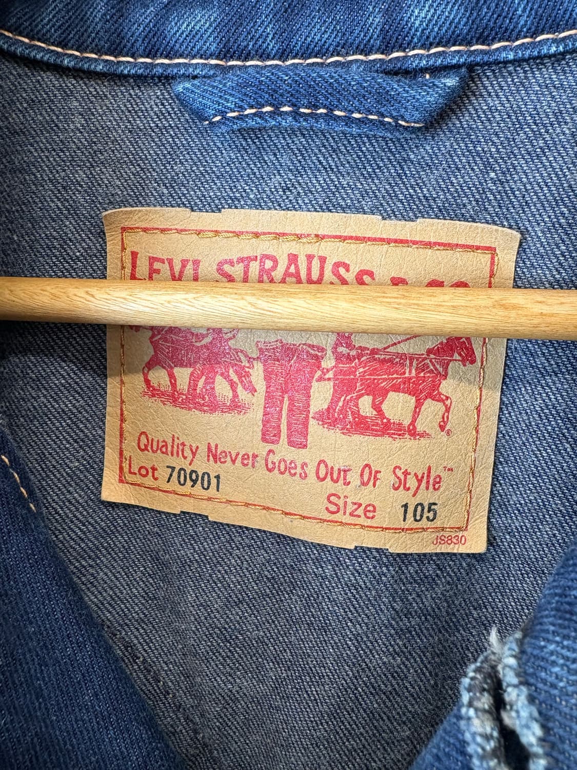 리바이스 빈티지 타입원 데님 트러커 자켓 상품이미지7