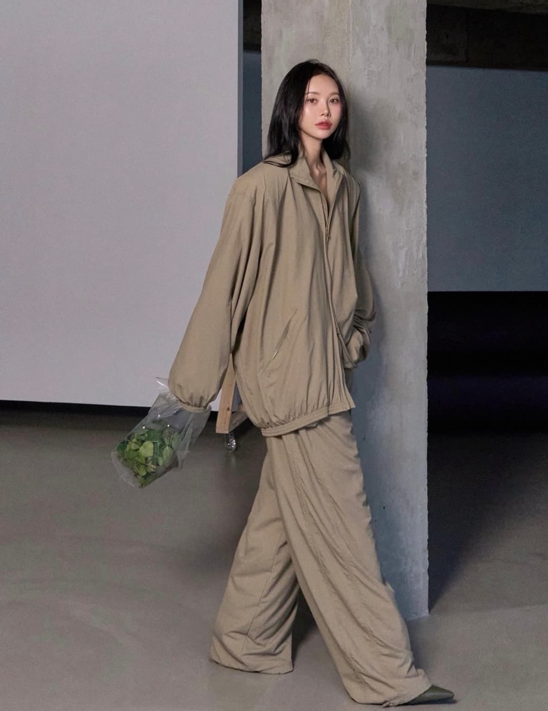 새상품) 랑거 langer 알파 오버 셋업 자켓 점퍼 바람막이 상품이미지4