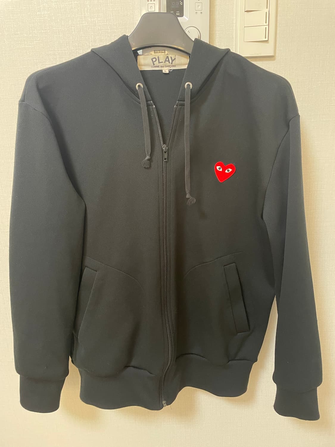 정품 꼼데가르송 후드집업 상품이미지1