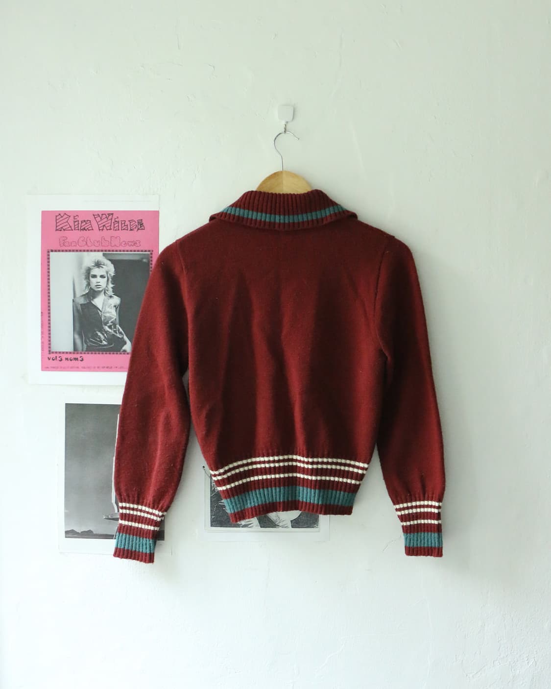 80s 로커빌리 카라 가디건 상품이미지5