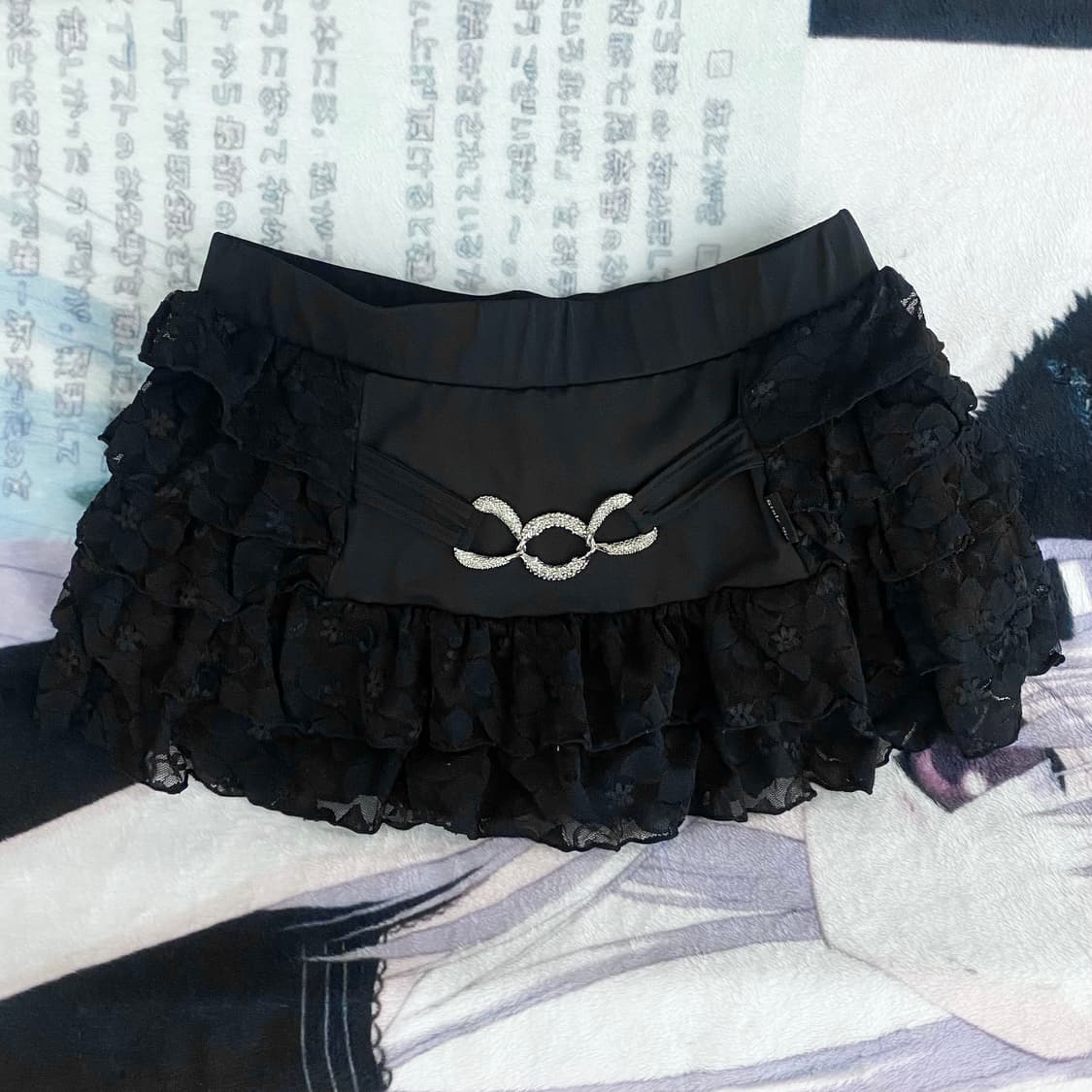 프릴 미니스커트 고스로리 펑크 레이스 미사깔 갸루 빈티지 상품이미지1