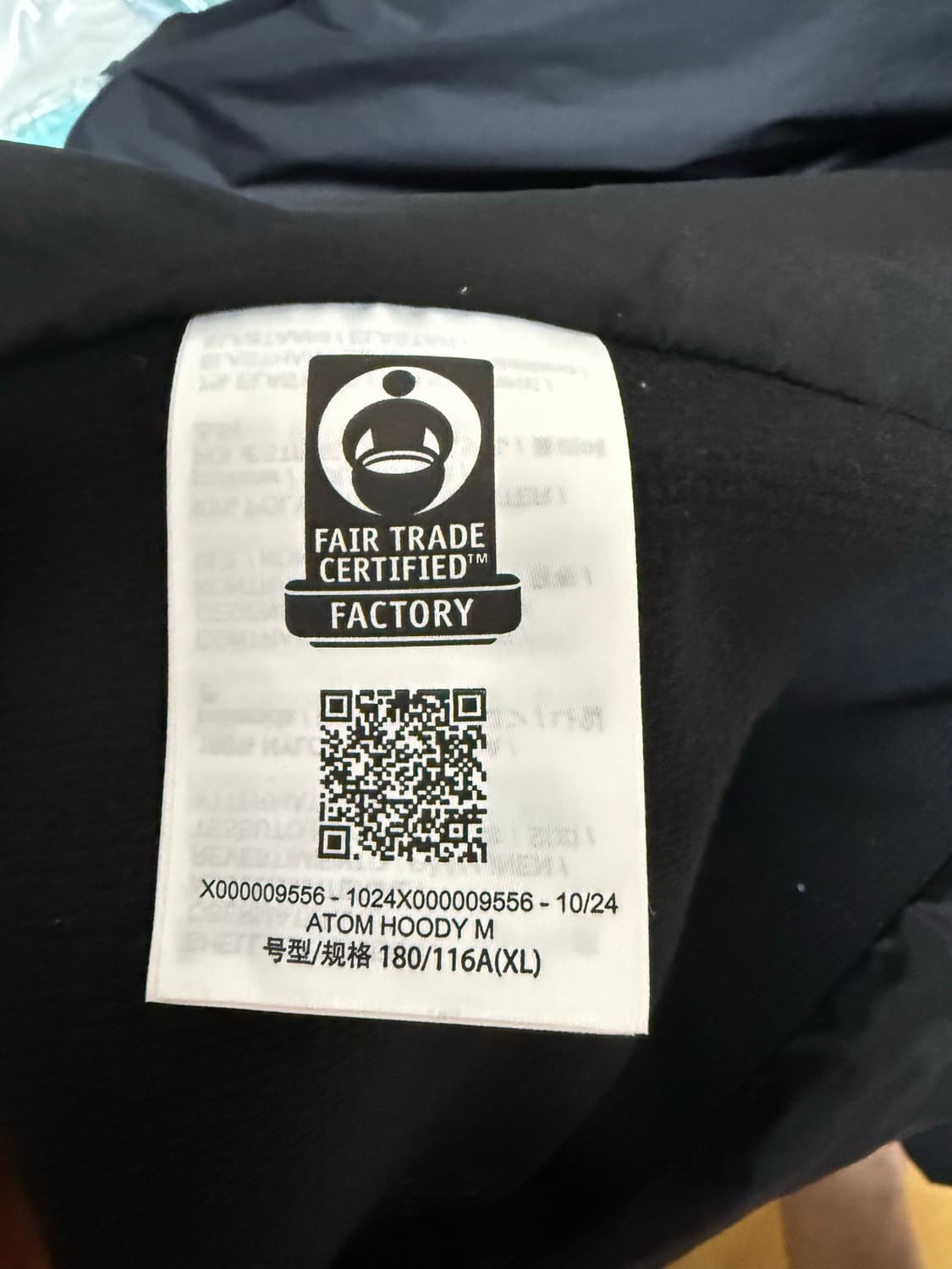 아크테릭스 아톰 후디 블랙 XL 상품이미지4