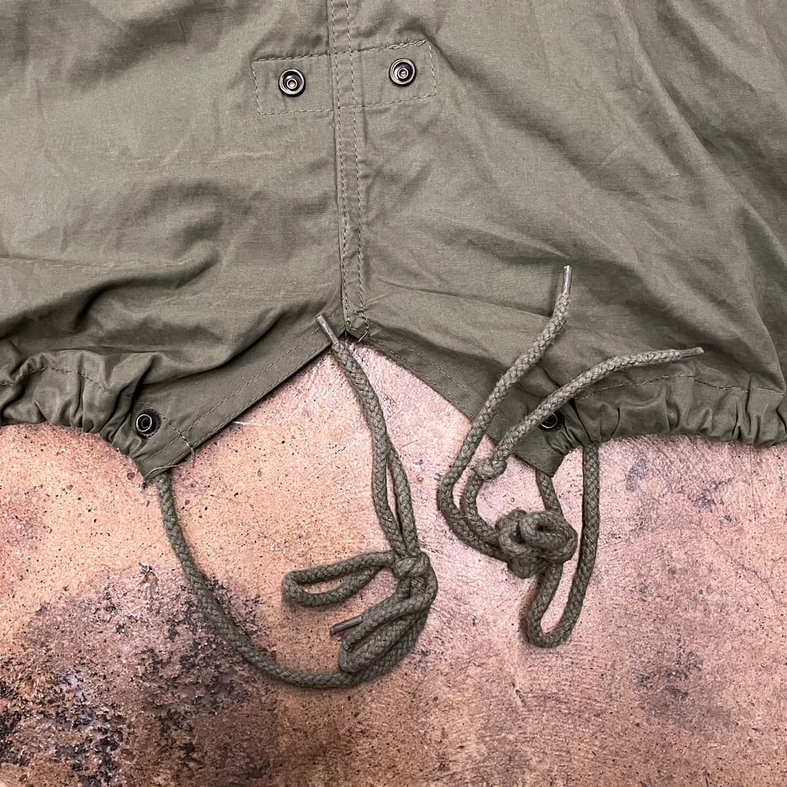 [정품] 노메뉴얼 카키색 야상 점퍼 바람막이 b19 상품이미지8