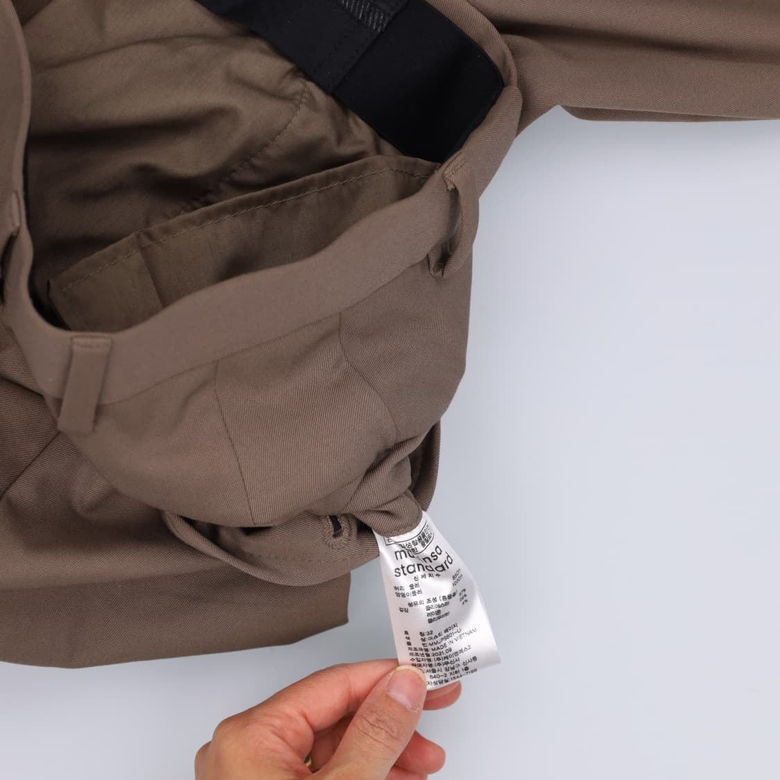 32 무신사스탠다드 일자 슬랙스 0401H1 상품이미지5
