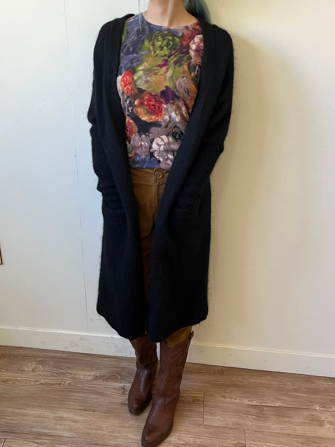 Acne Studios 모헤어 블랙 롱 가디건 상품이미지6