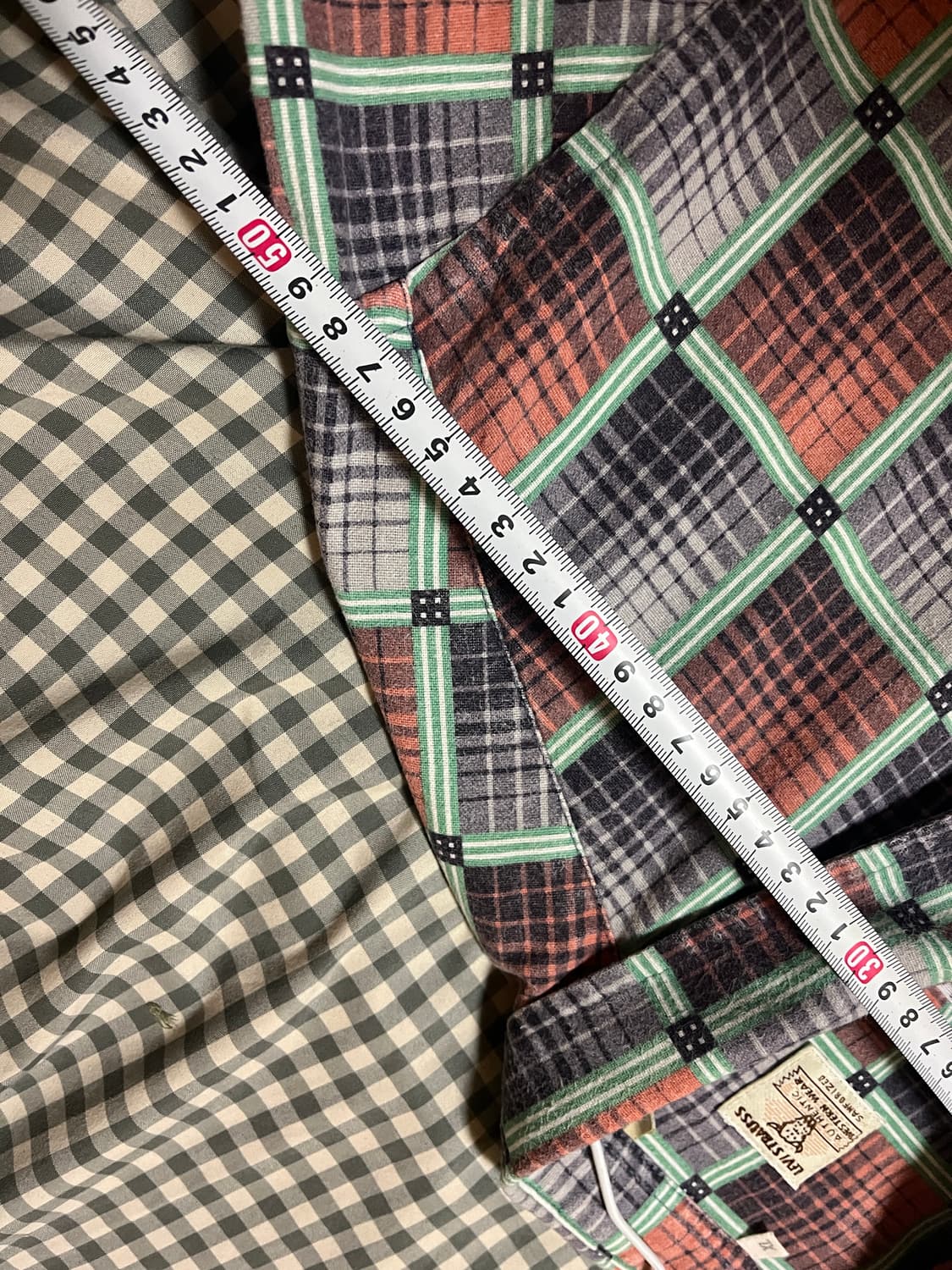 LVC 리바이스 웨스턴 체크 셔츠 상품이미지6