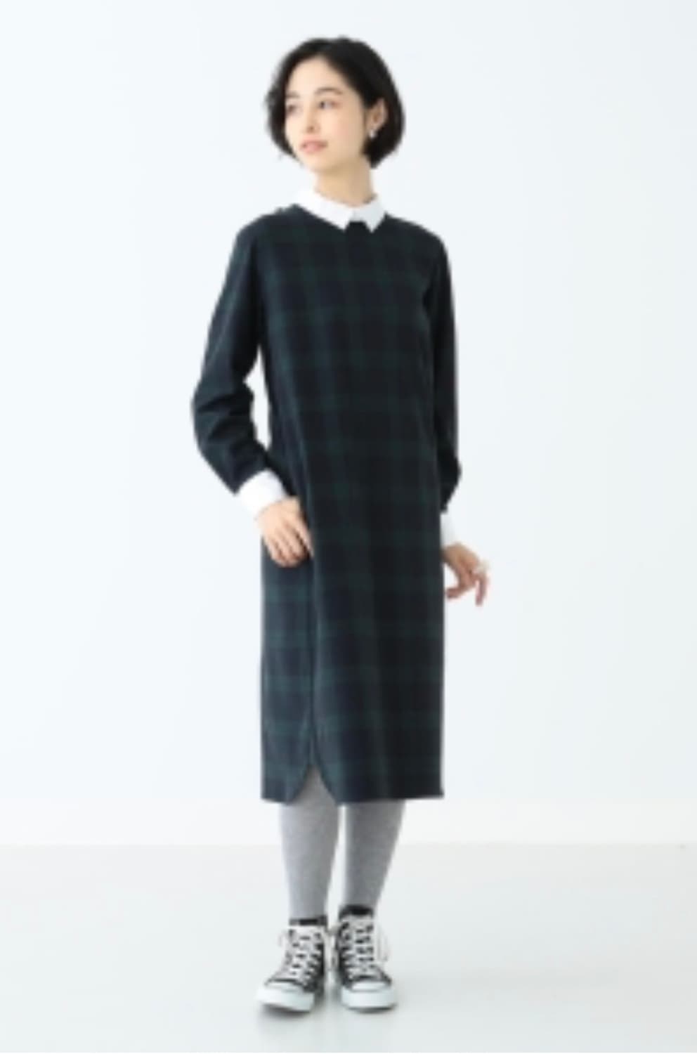 BEAMS BOY 블랙와치 원피스 상품이미지9