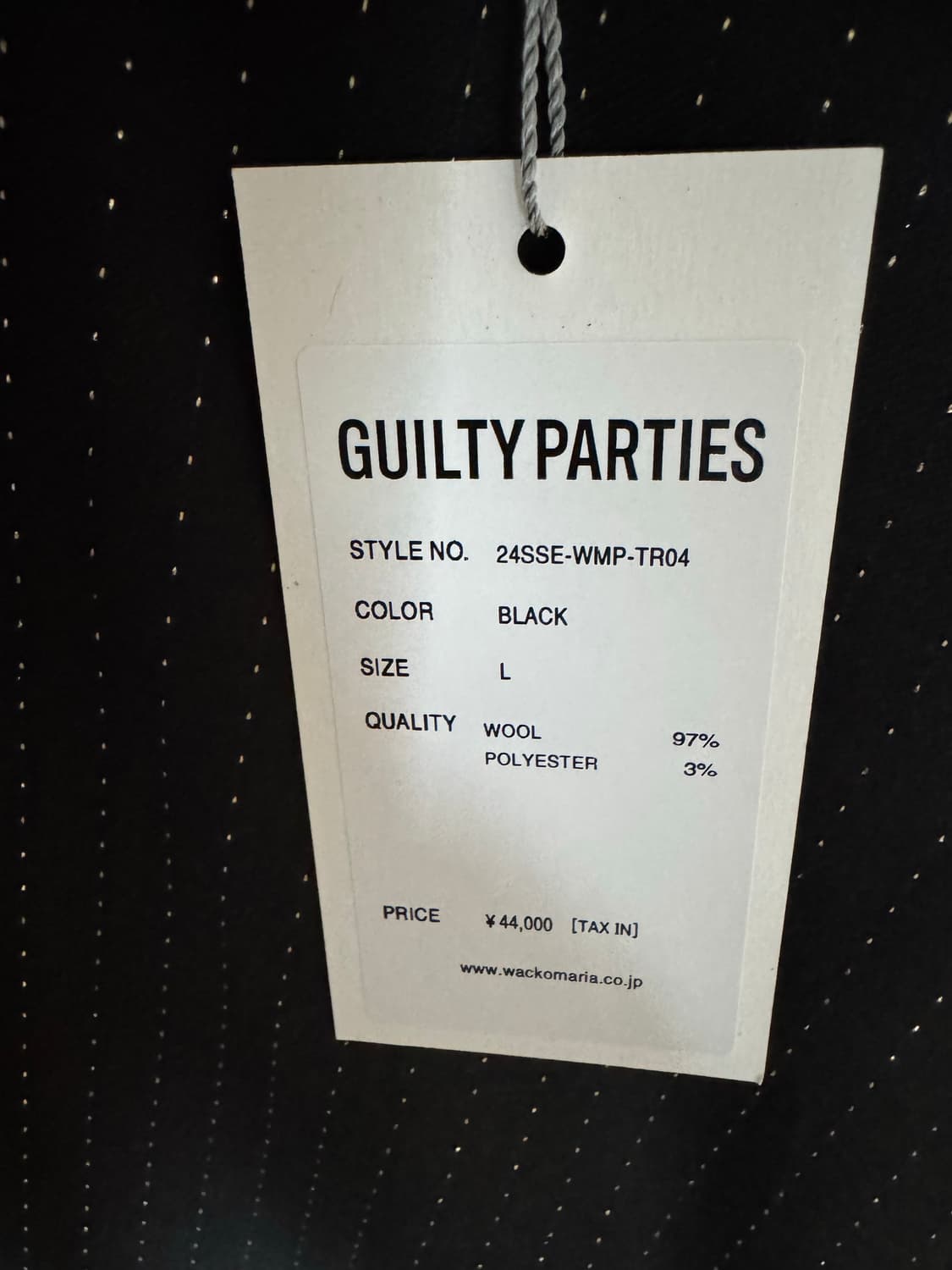 [새상품] 와코마리아 24SS 도멜 글리터 트라우저 상품이미지3