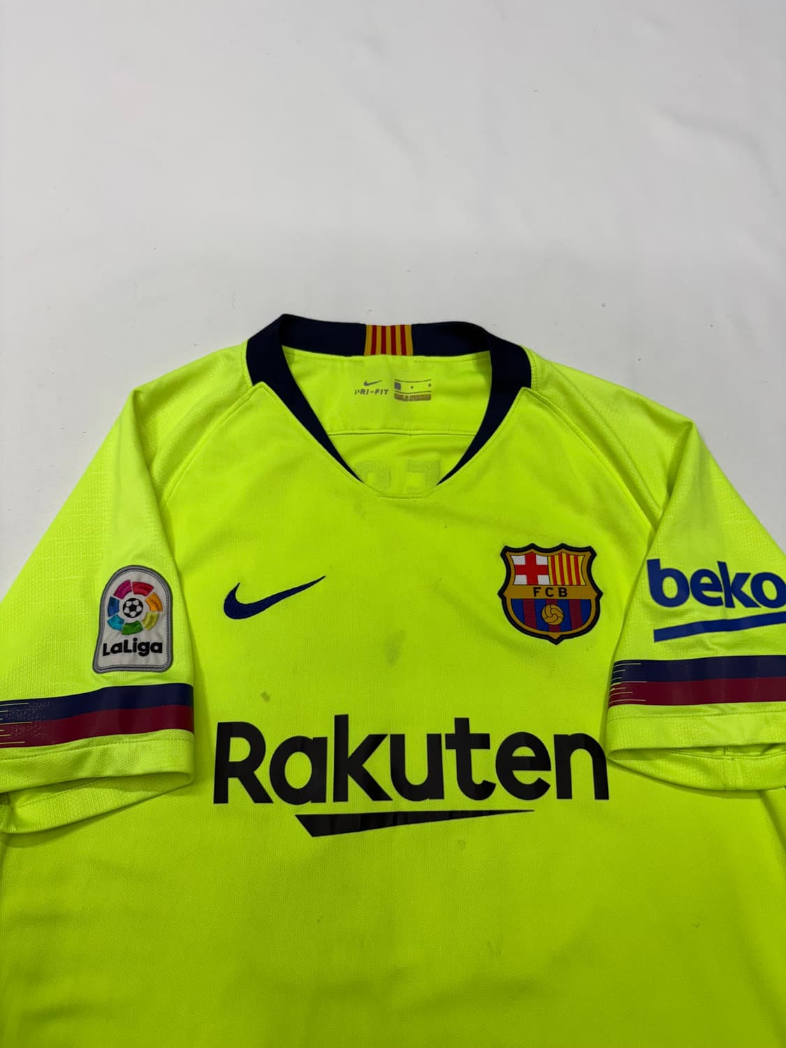 18 19 나이키 FC 바르셀로나 메시 어웨이 브레스 스타디움 축구 져지 상품이미지6