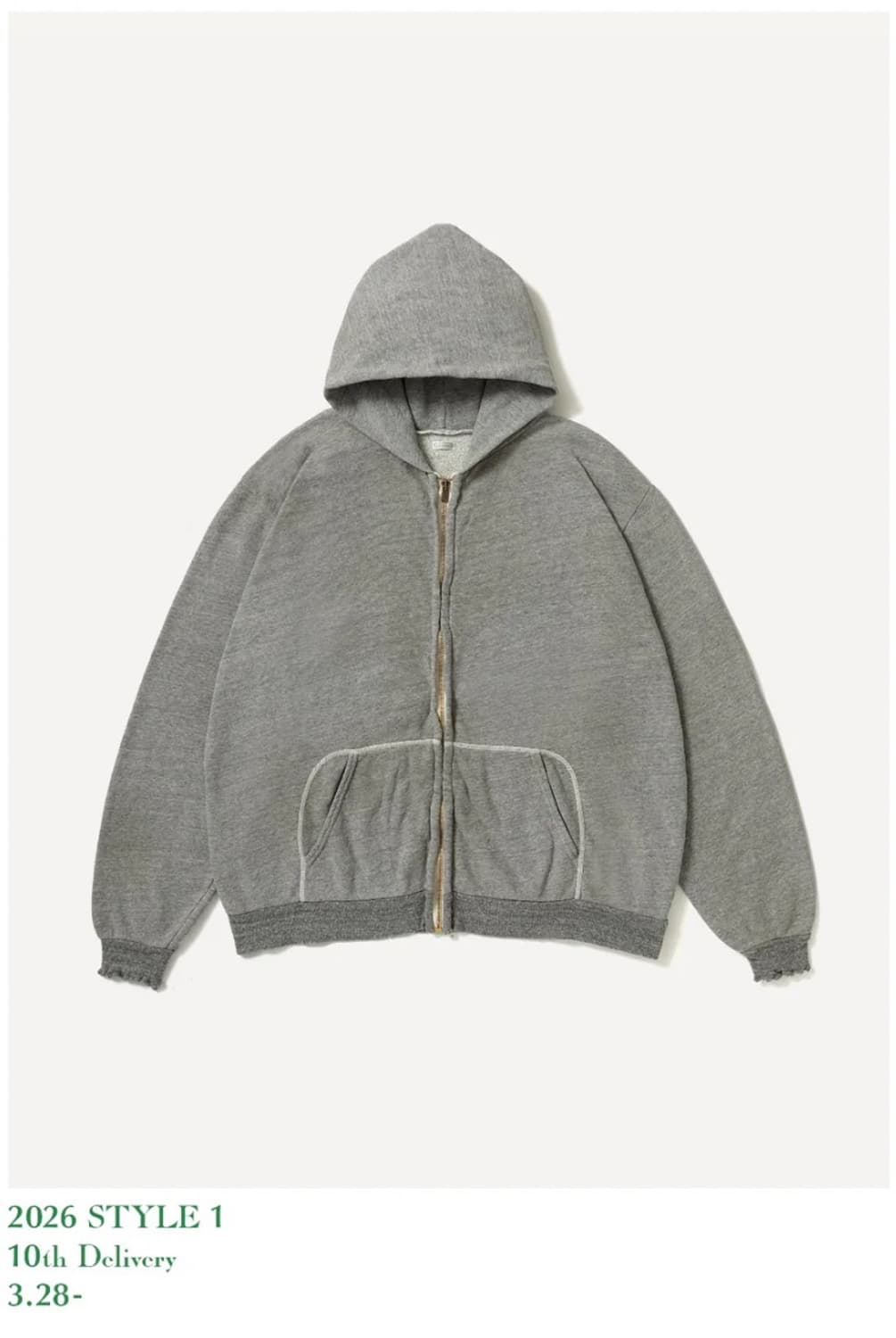 26ss A.presse Vintage LightWeight Hoodie 상품이미지1