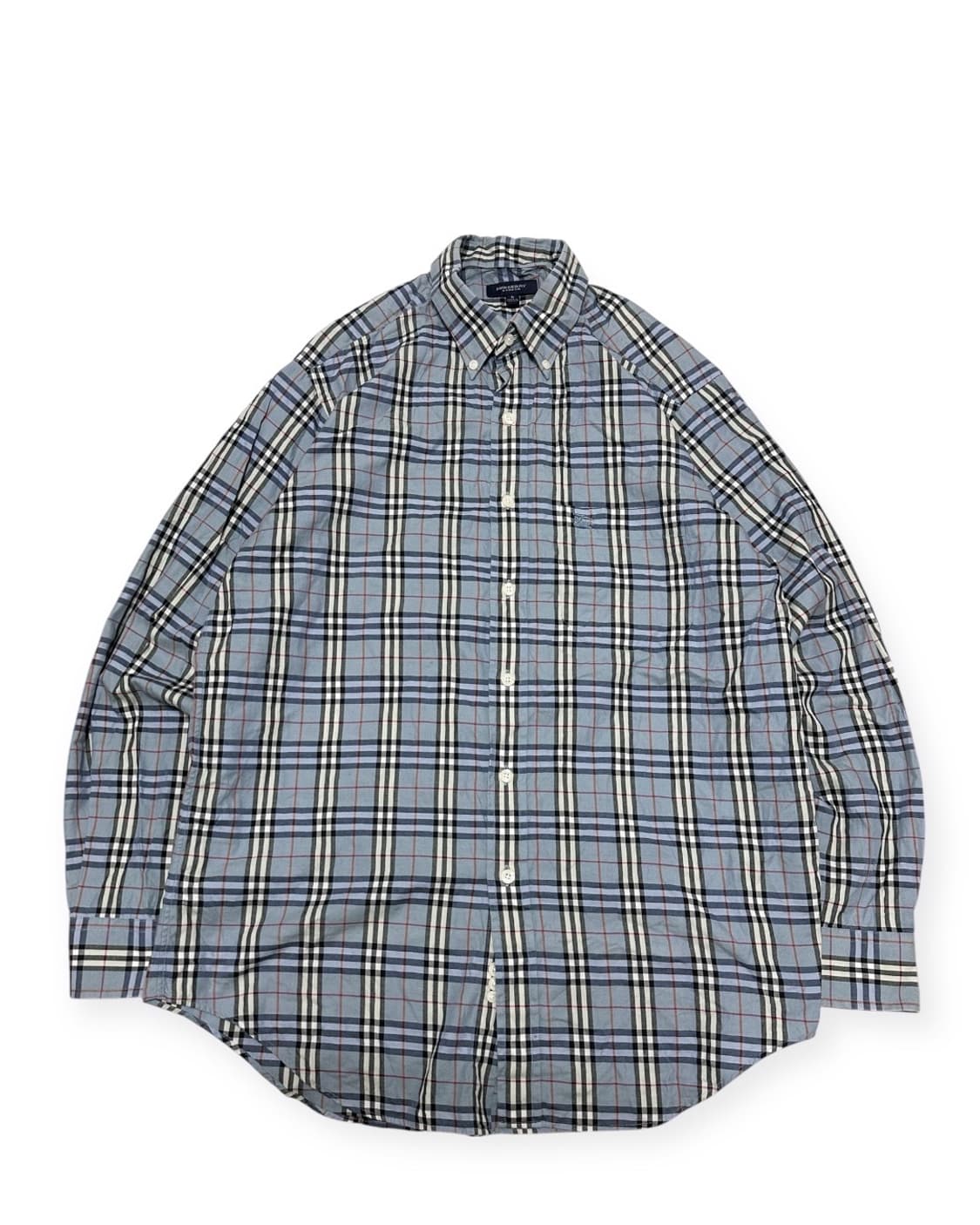 버버리 로고 체크 긴팔 셔츠 상품이미지1