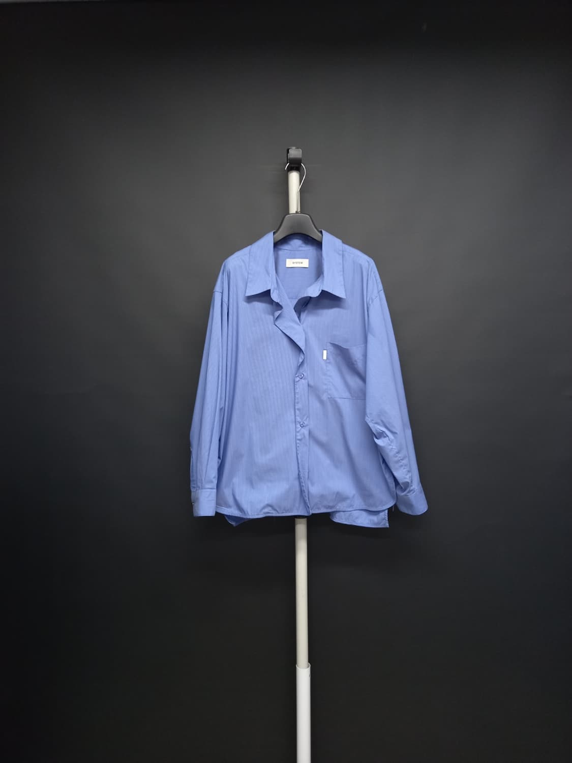 새 시스템 춘하추 루즈박시핏 스트라이프 남방블라우스 F 상품이미지2