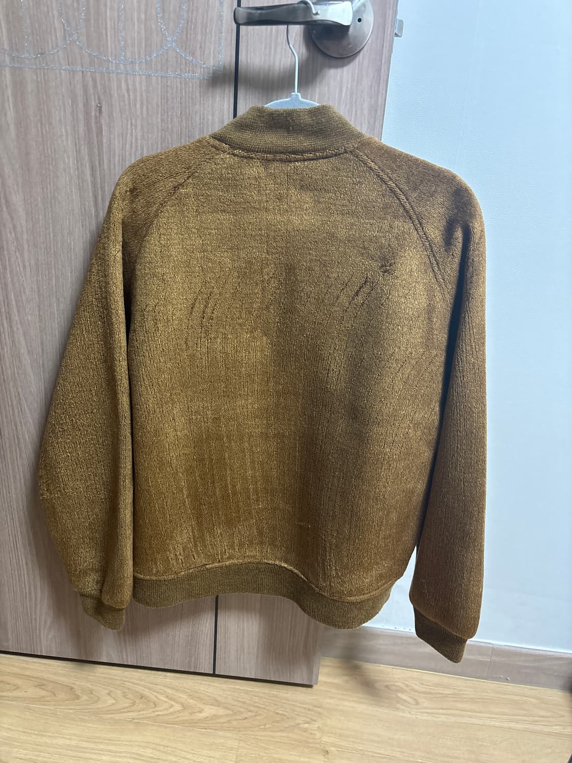 브라운 털 봄버자켓 상품이미지2