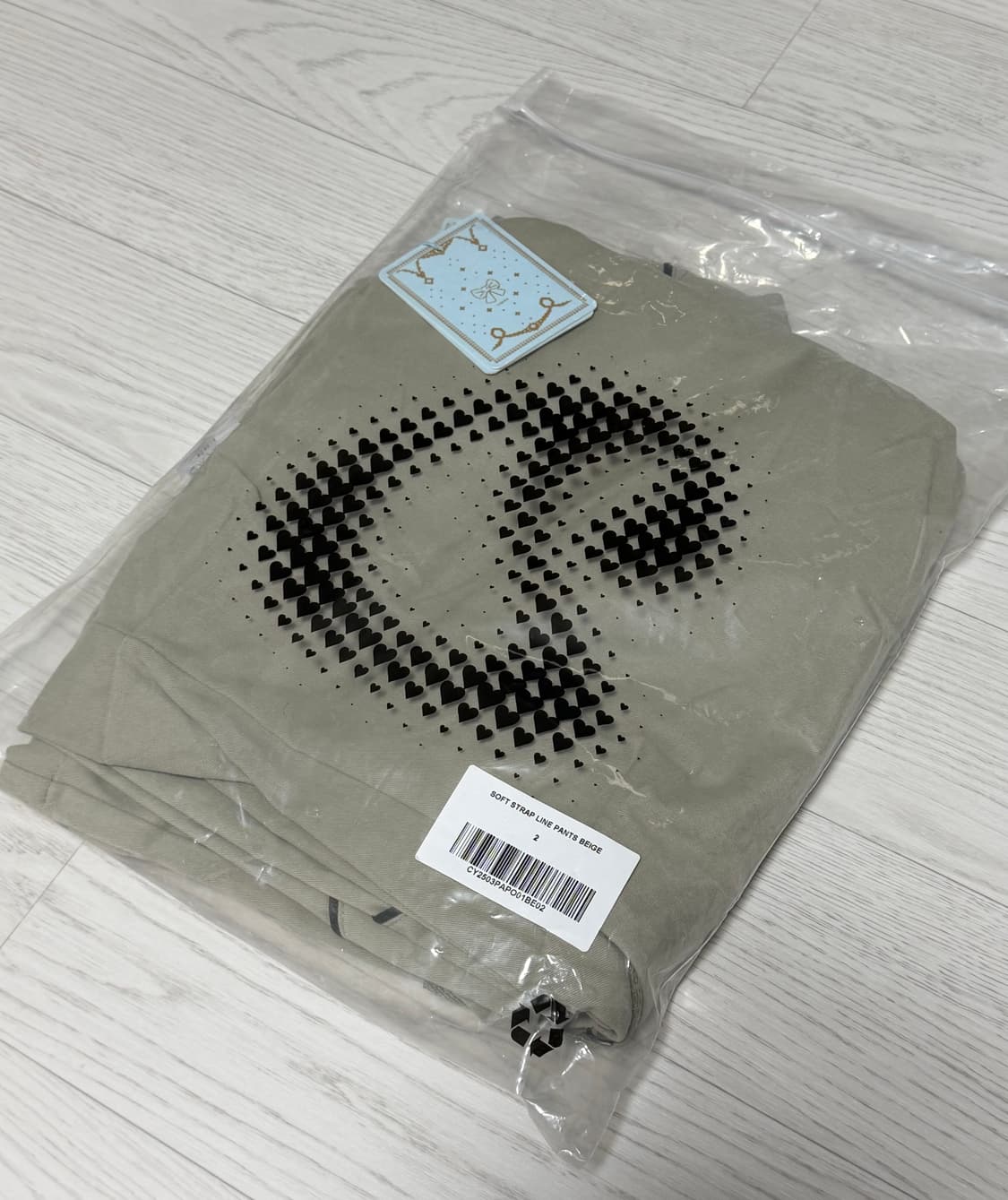 코이세이오 소프트 스트랩 라인 팬츠 베이지 사이즈 2 상품이미지2