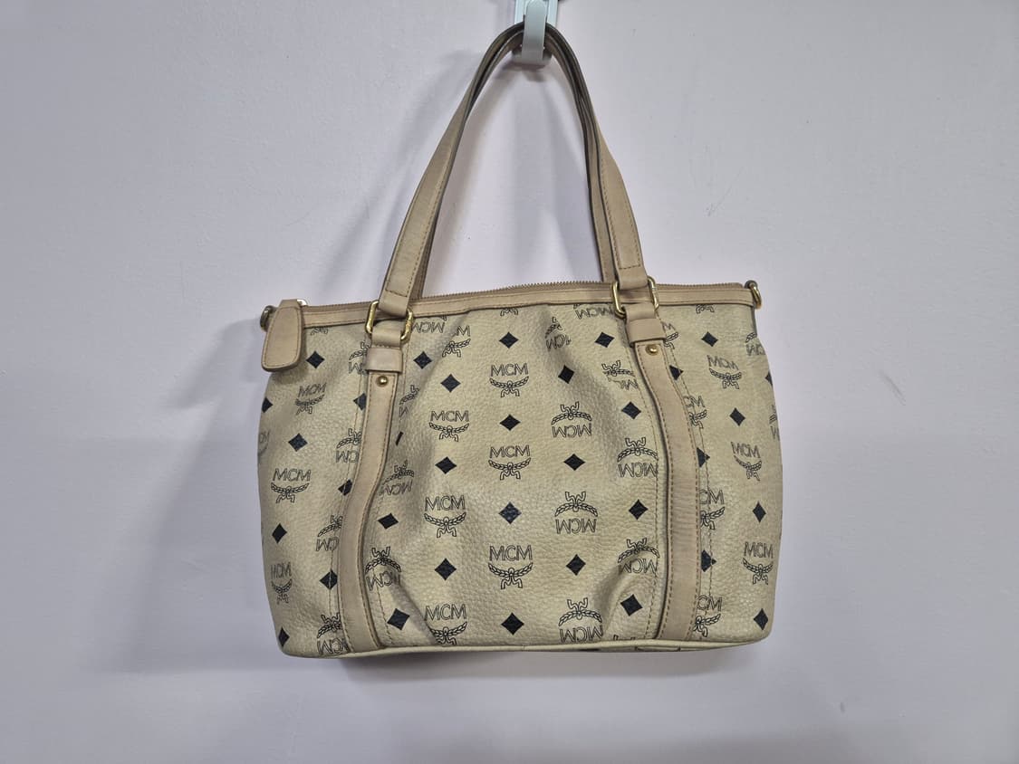 MCM 로고 패턴 토트백 상품이미지2
