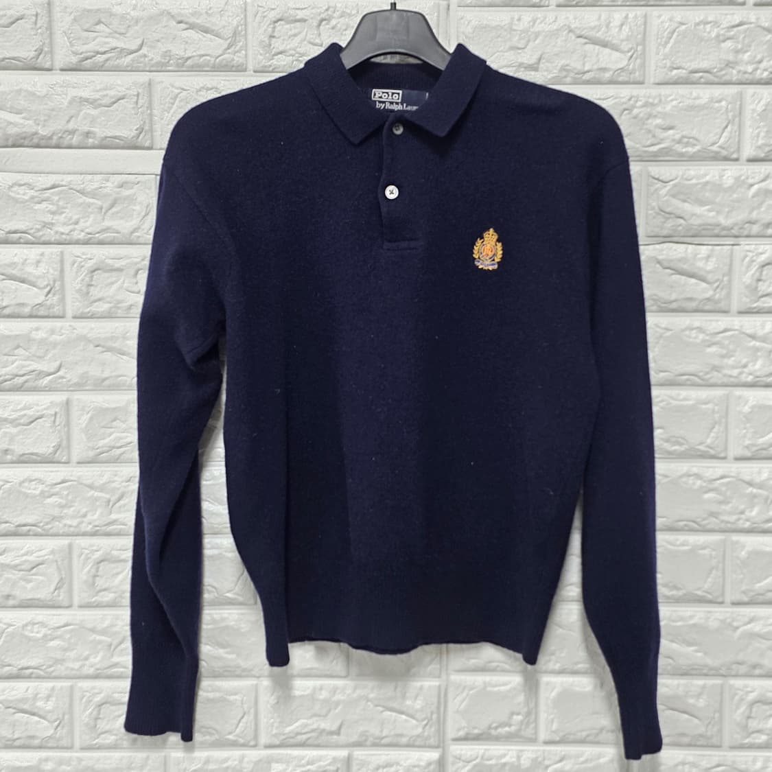 택포_ 폴로 랄프로렌 램스울 카라 니트 L 상품이미지1