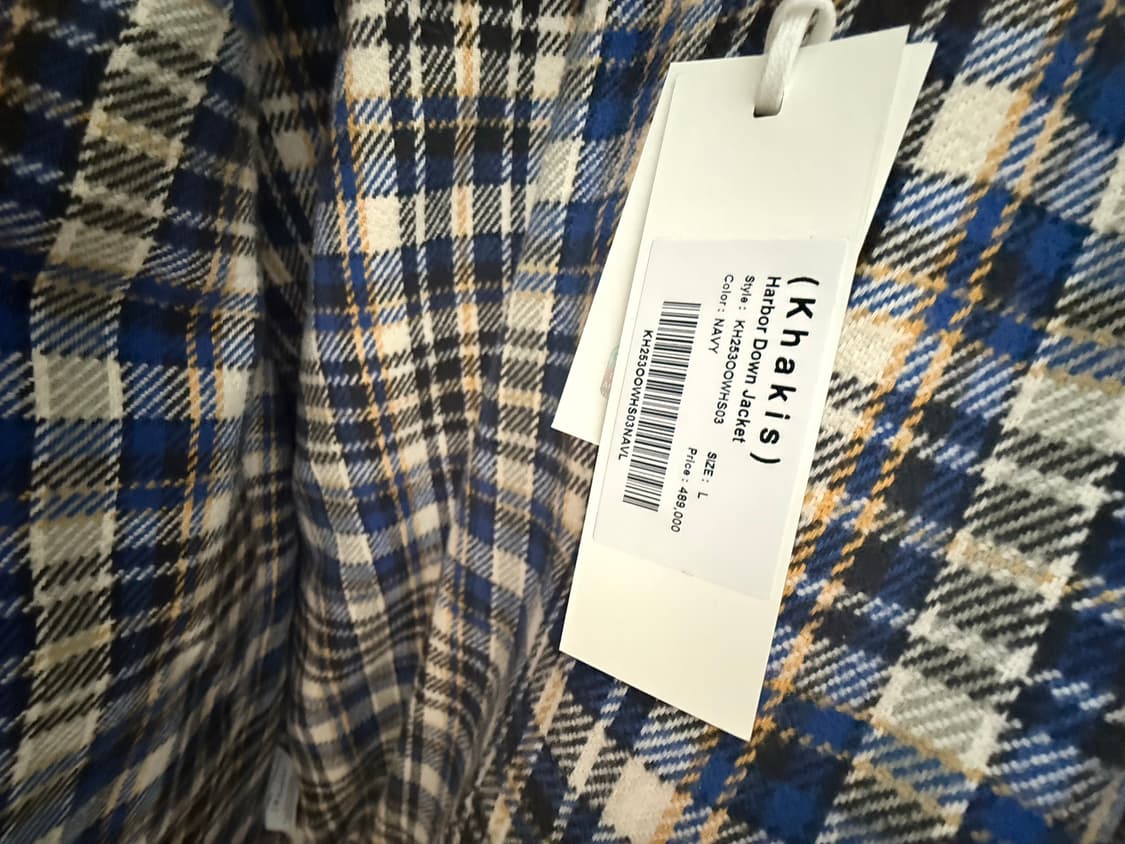 카키스 하버 다운 자켓 네이비 L 사이즈 상품이미지3