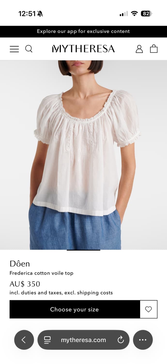 Doen frederica top S 상품이미지3