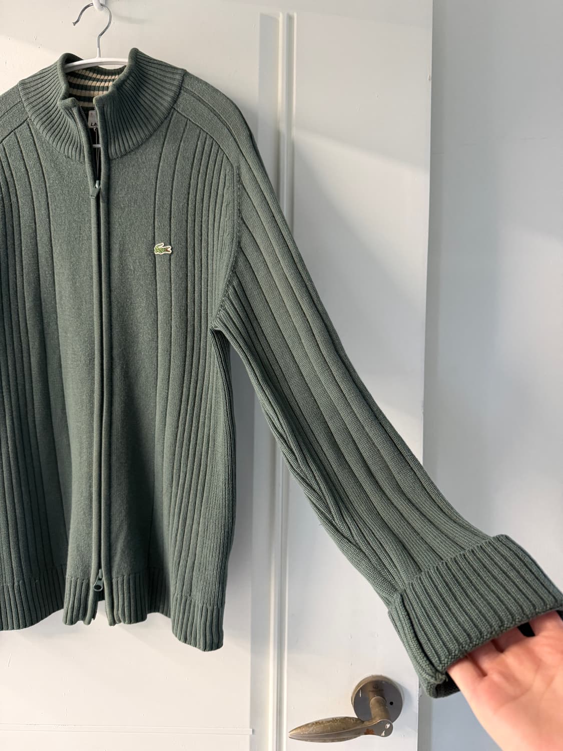 라코스테 풀집업 니트 가디건 상품이미지8
