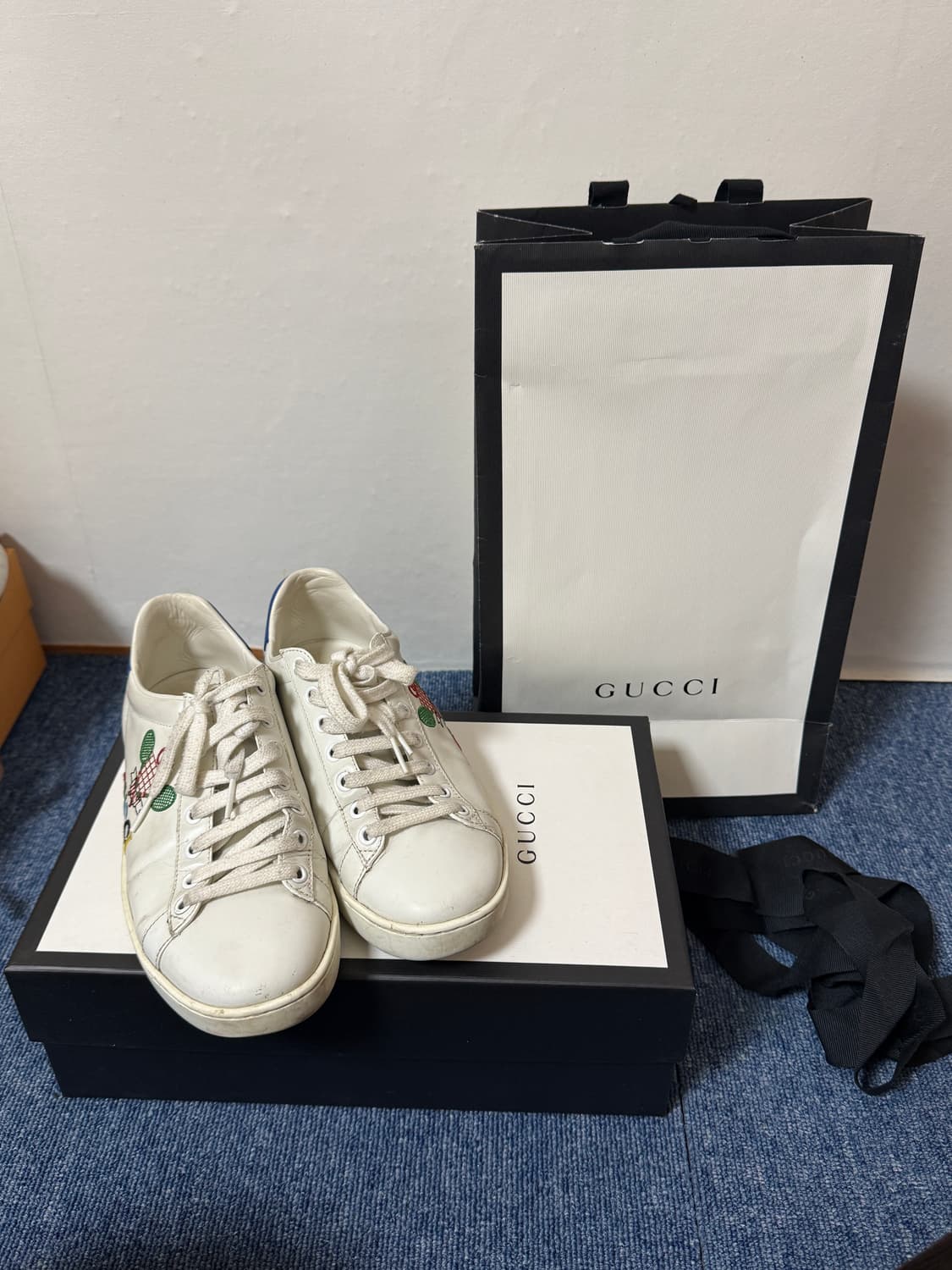 구찌 정품 에이스 테니스 스니커즈 상품이미지6