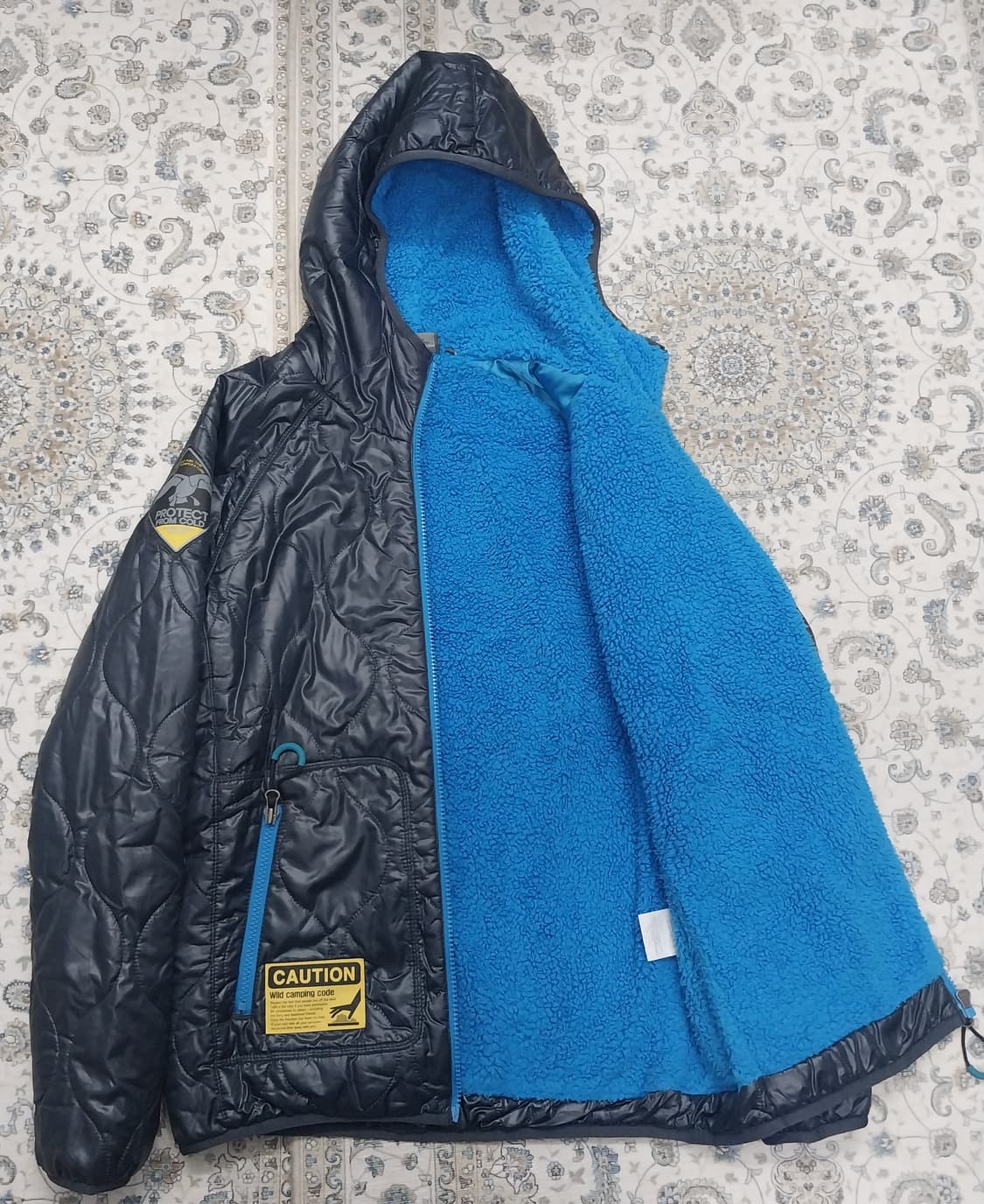 뉴발란스 후드 패딩 90  ( 안쪽 플리스) 상품이미지2